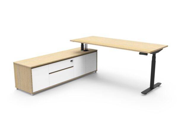 Halo Plus Executive Desk & Cabinet - Image 2