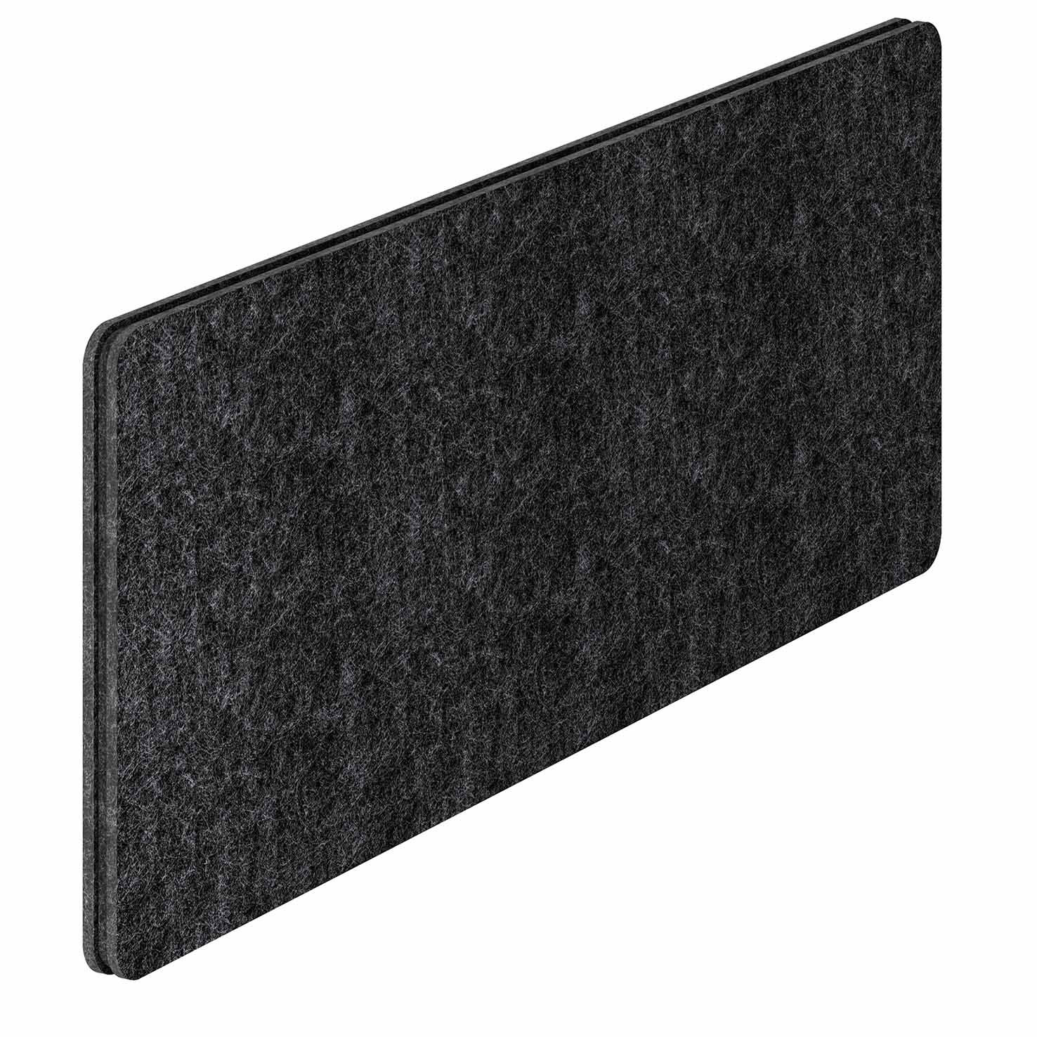 Rapidline Eco Panel Screen – Black | 1800mm W x 900mm H | Pinnable Surface for Notes and Reminders