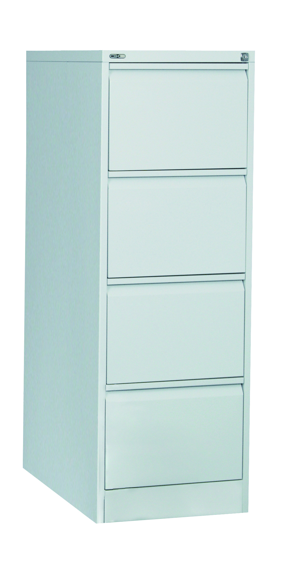 Rapidline Go Vertical Filing Cabinet – 4 Drawer, Silver Grey