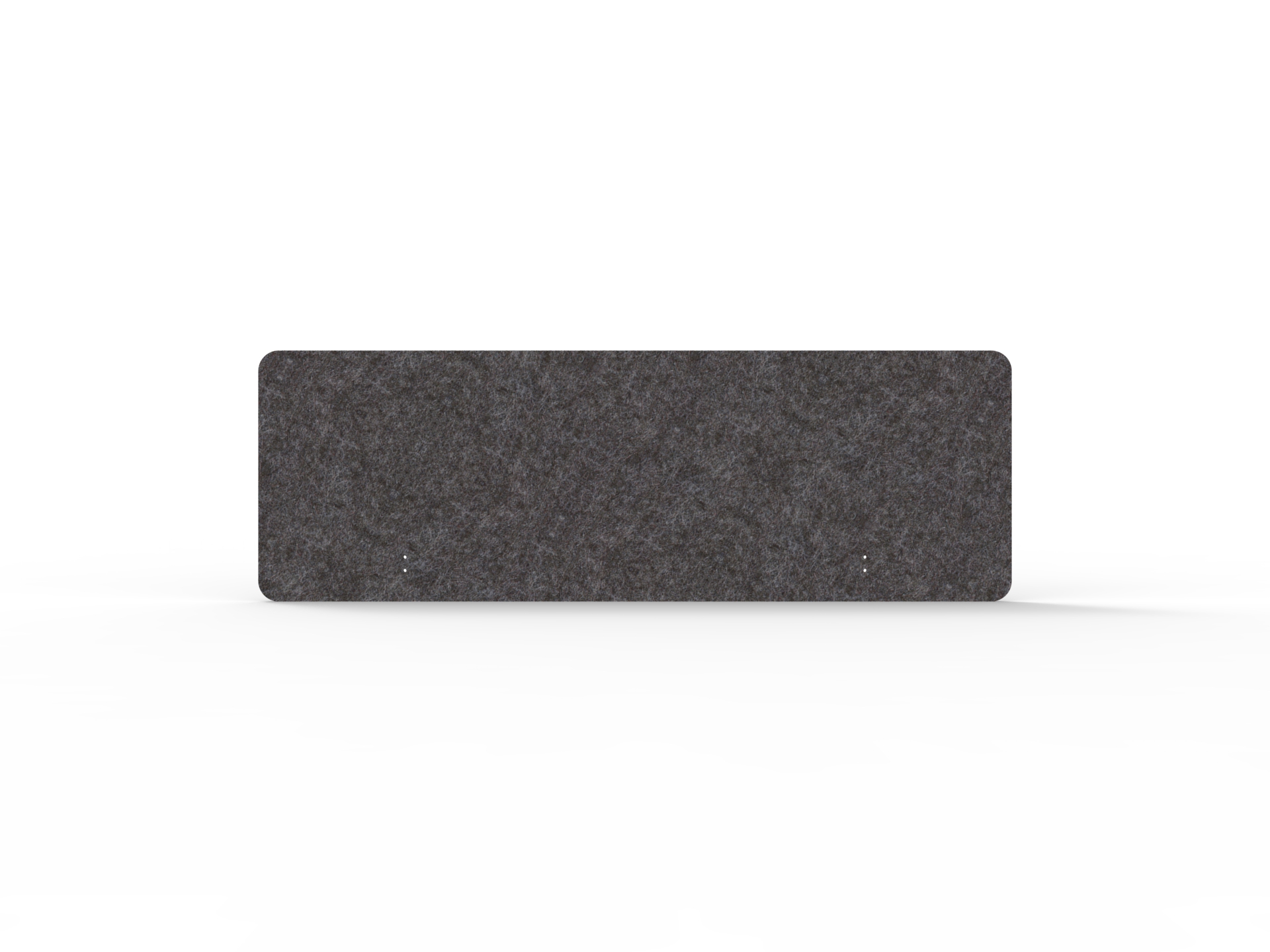 Acouline 3 Quarter Mount Screen – Char 040 | 1800mm × 600mm | 12mm Acoustic Workstation Panel
