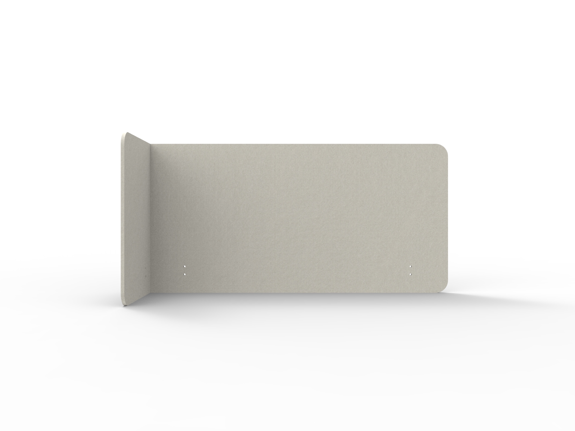 Acouline Quarter Screen – Single End Wrap, Left Return – Frost (380) | Rapidline
