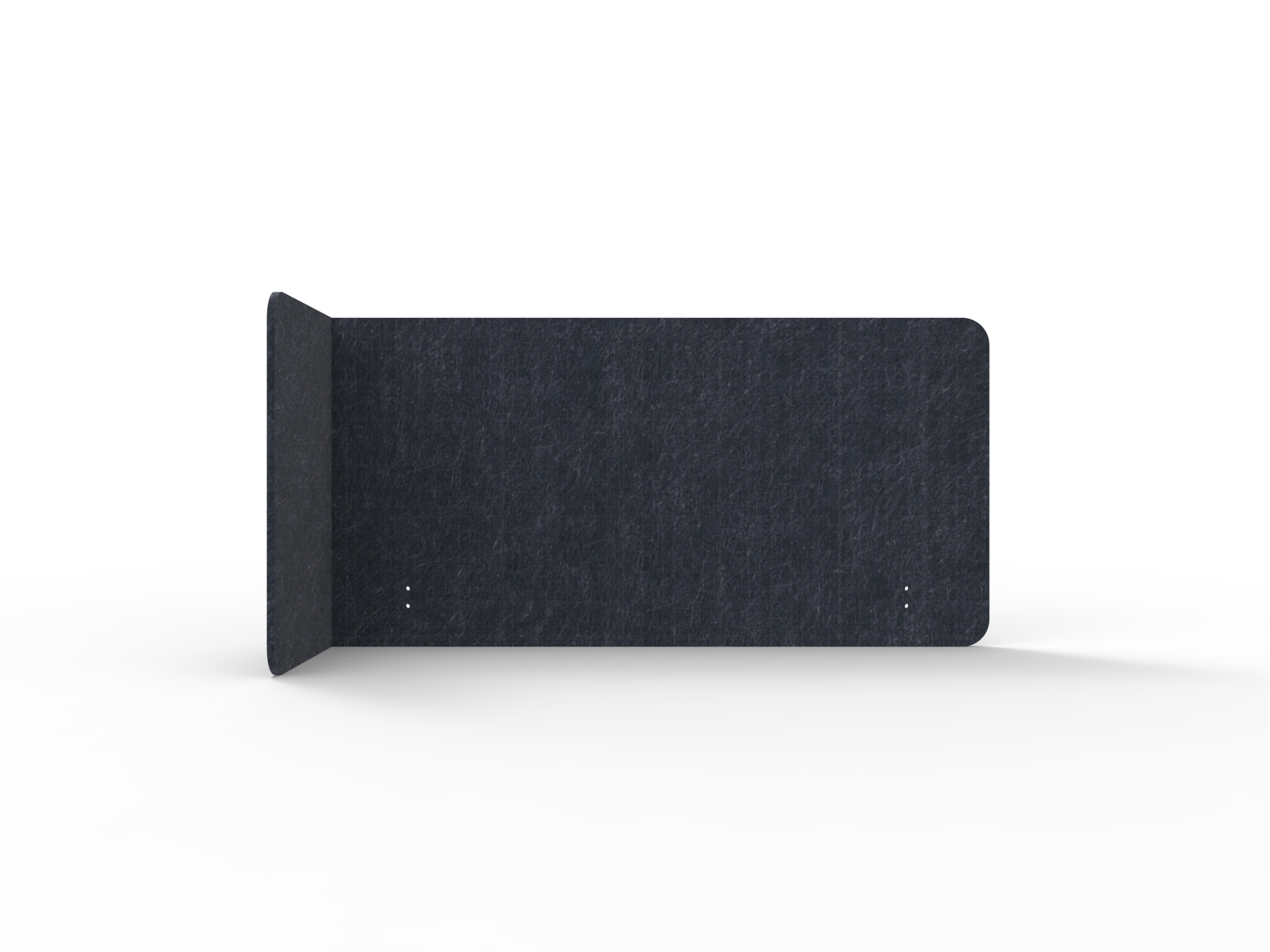 Acouline Quarter Screen – Single End Wrap, Left Return | Lake 170 | 12mm | 600mm H | 1600mm W for 1200mm Worktop