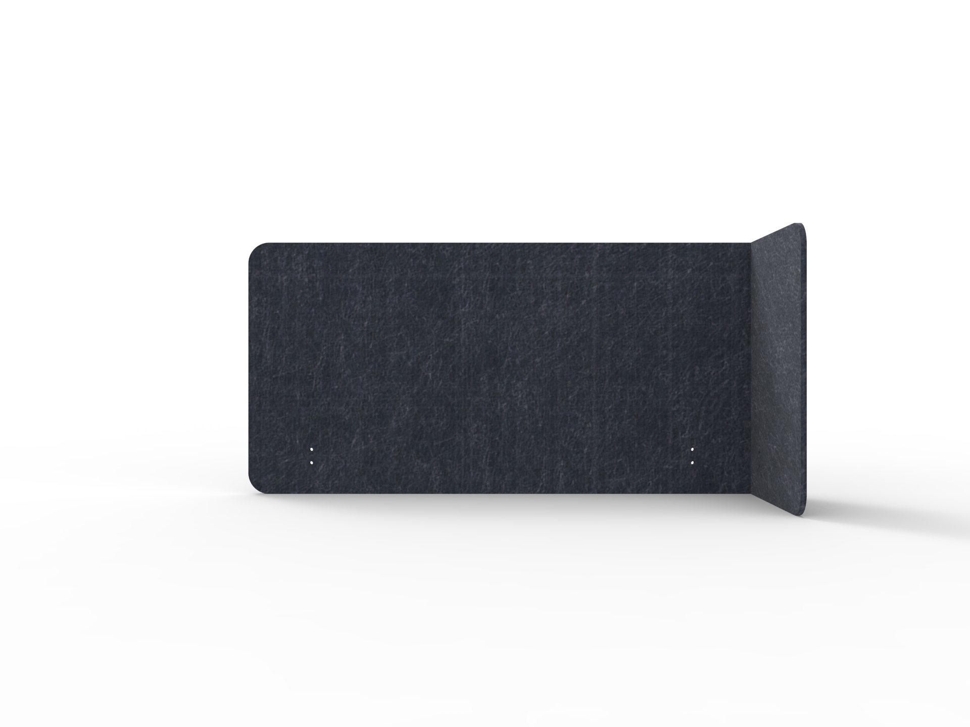 Acouline Quarter Screen – Single End Wrap Right Return | Lake 170 | 600mm H × 1600mm W | 24mm | Suits 1200mm Worktop