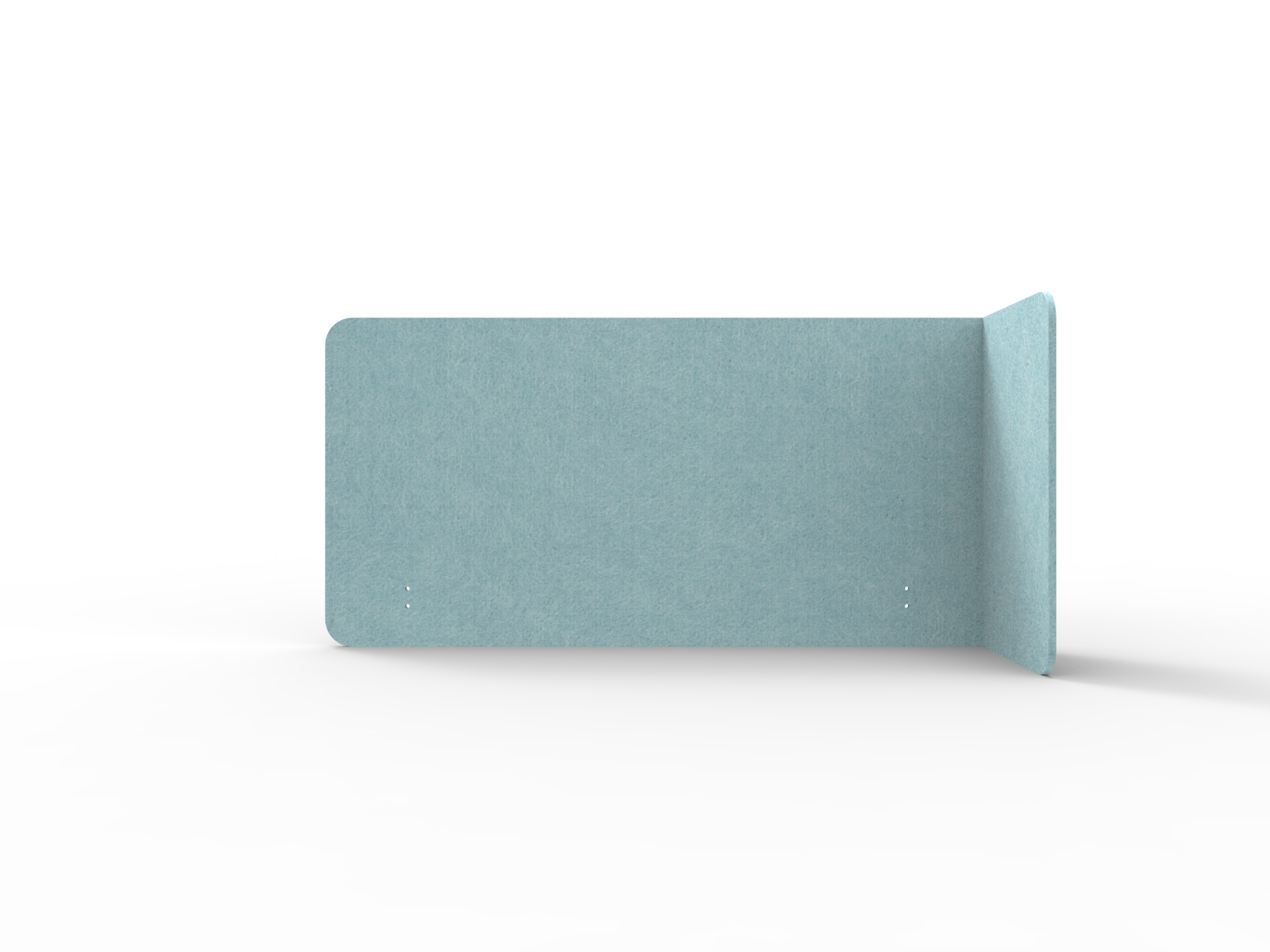 Rapidline Acouline Quarter Screen – Single End Wrap, Right Return | Stream 240 | 24mm | 600mm H | 1200mm Worktop