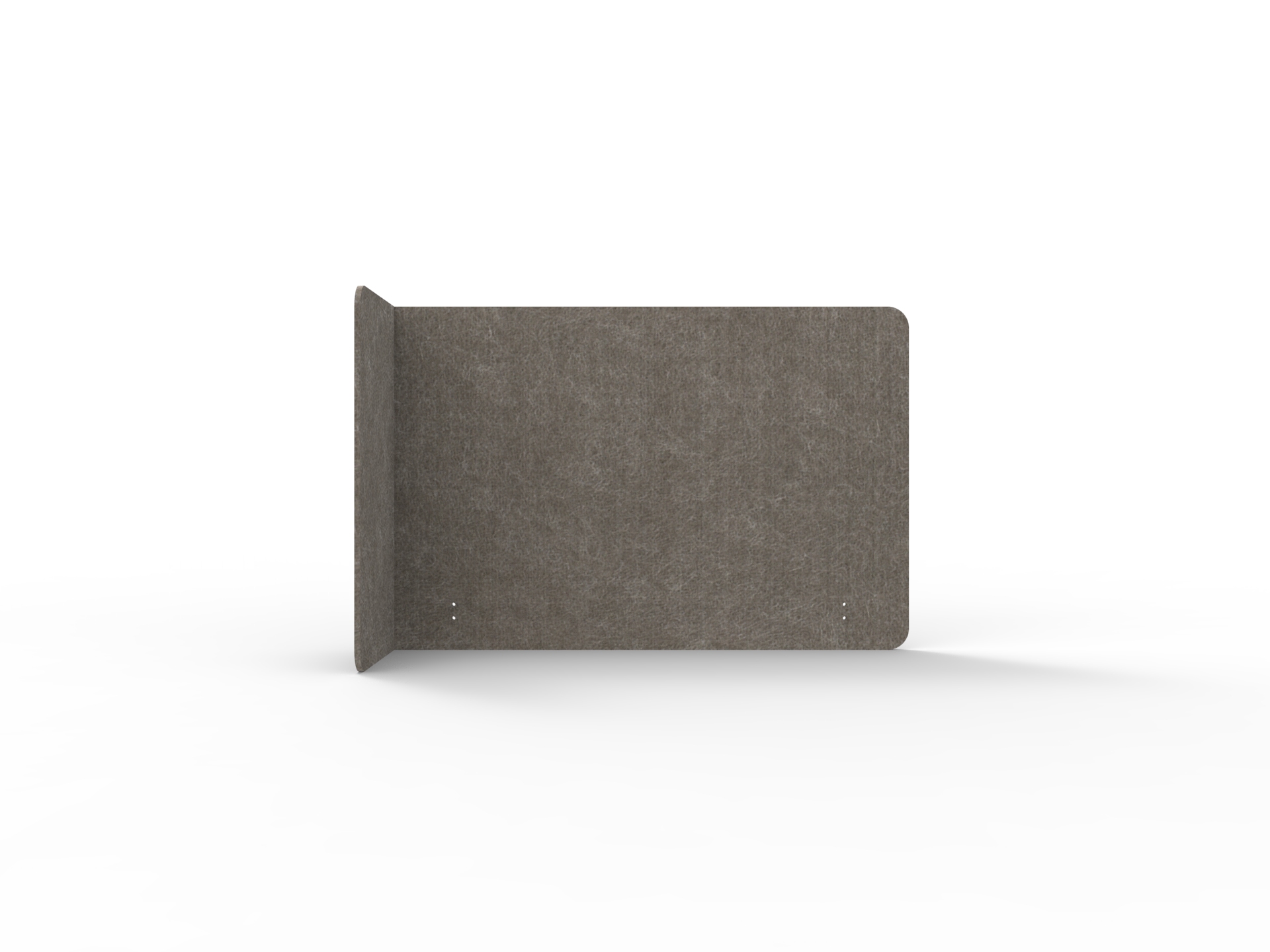 Acouline Quarter Screen – Single End Wrap Left Return | Drift 130 | 24mm Thick | 800mm H | 1200mm Worktop
