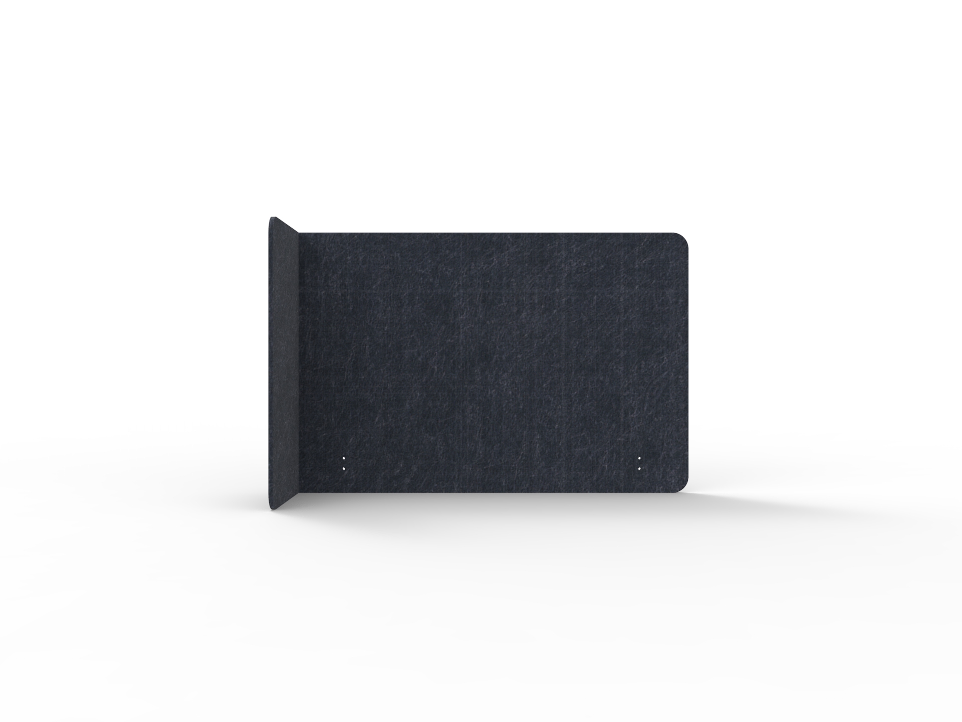 Acouline Quarter Screen – Single End Wrap Left Return | Lake 170 | 24mm Thick | 800mm H | 1200mm Worktop