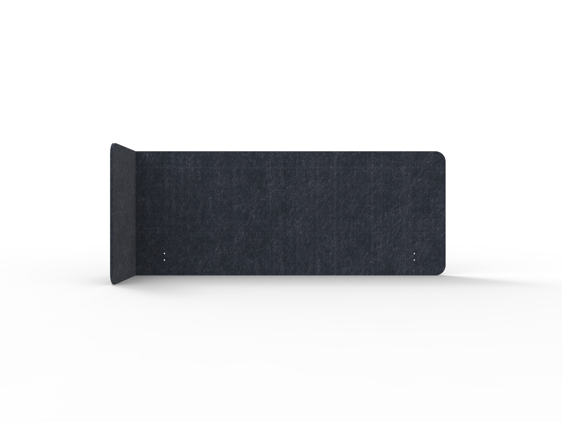 Rapidline Acouline Quarter Screen – Single End Wrap, Left Return – Lake 170 – 24mm Thick, 600mm High, Suits 1500mm Worktop
