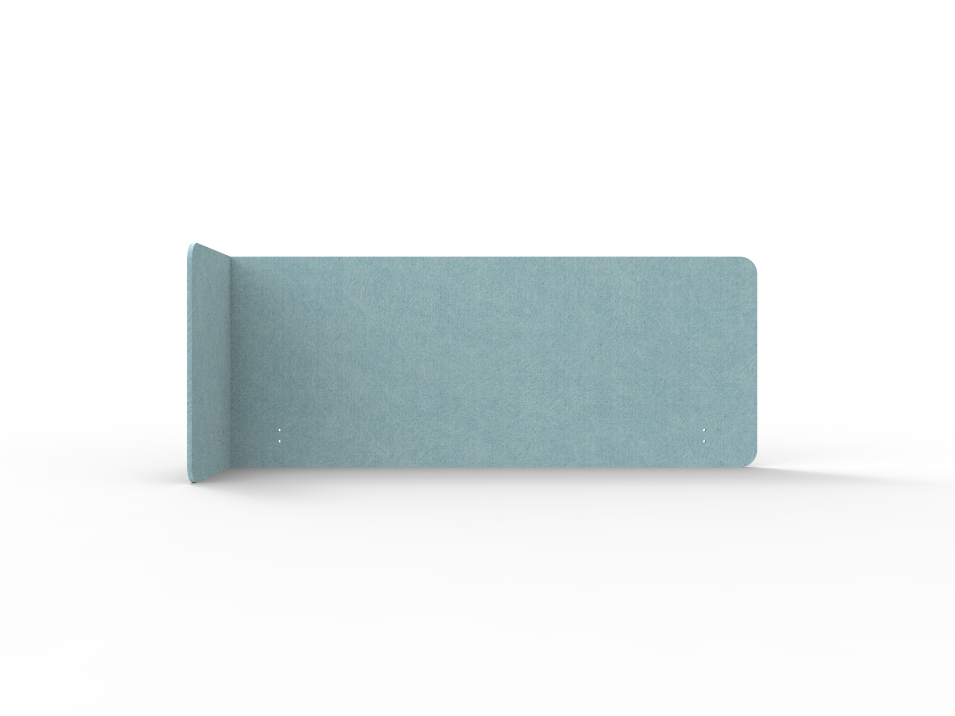 Rapidline Acouline Quarter Screen – Single End Wrap, Left Return – Stream 240 – 24mm Thick, 600mm High, Suits 1500mm Worktop