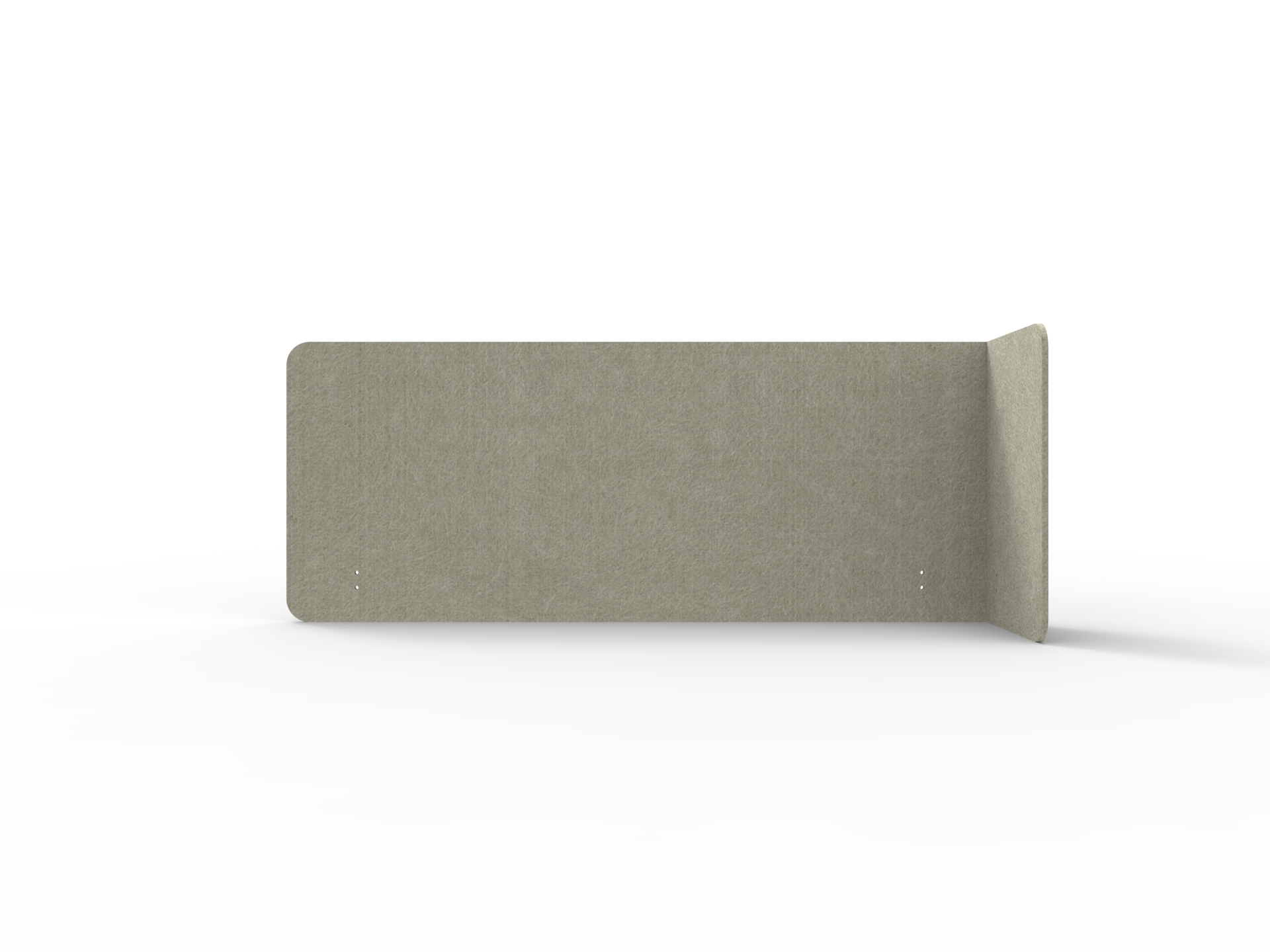 Acouline Quarter Screen – Single End Wrap, Right Return | Moss 090 | Rapidline
