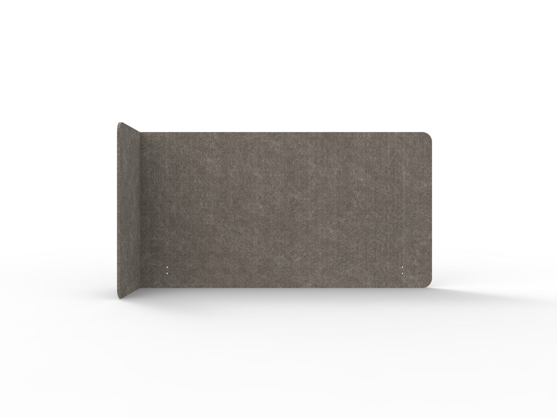 Rapidline Acouline Quarter Screen – Single End Wrap Left Return | Drift 130 | 24mm | 800mm H x 1900mm W (Fits 1500mm Worktop)