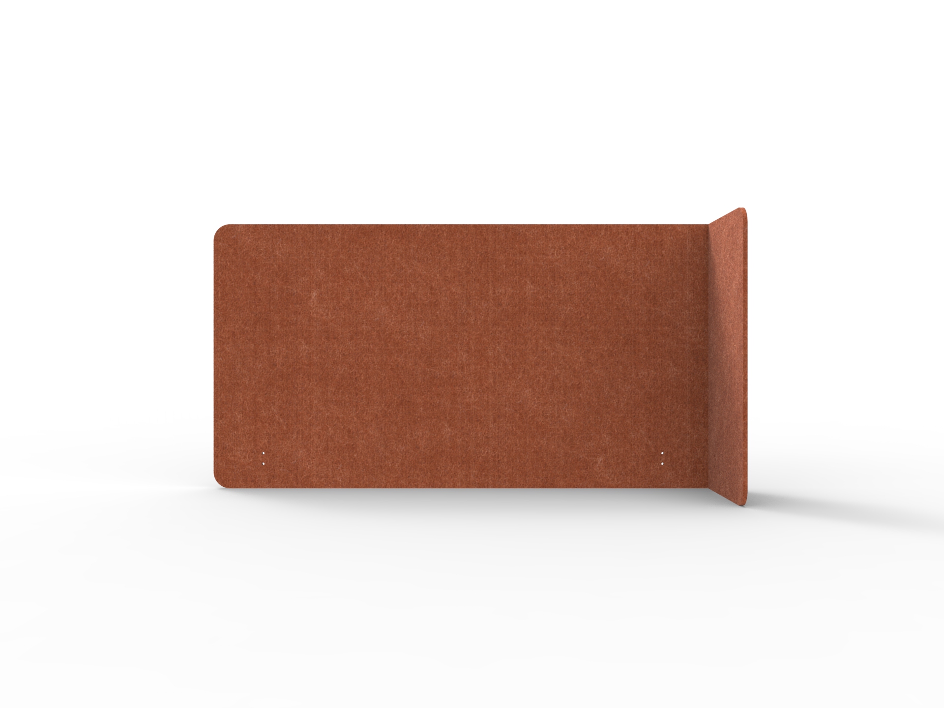 Rapidline Acouline Quarter Screen – Single End Wrap, Right Return | Ember 120 | 1900mm x 800mm | 12mm