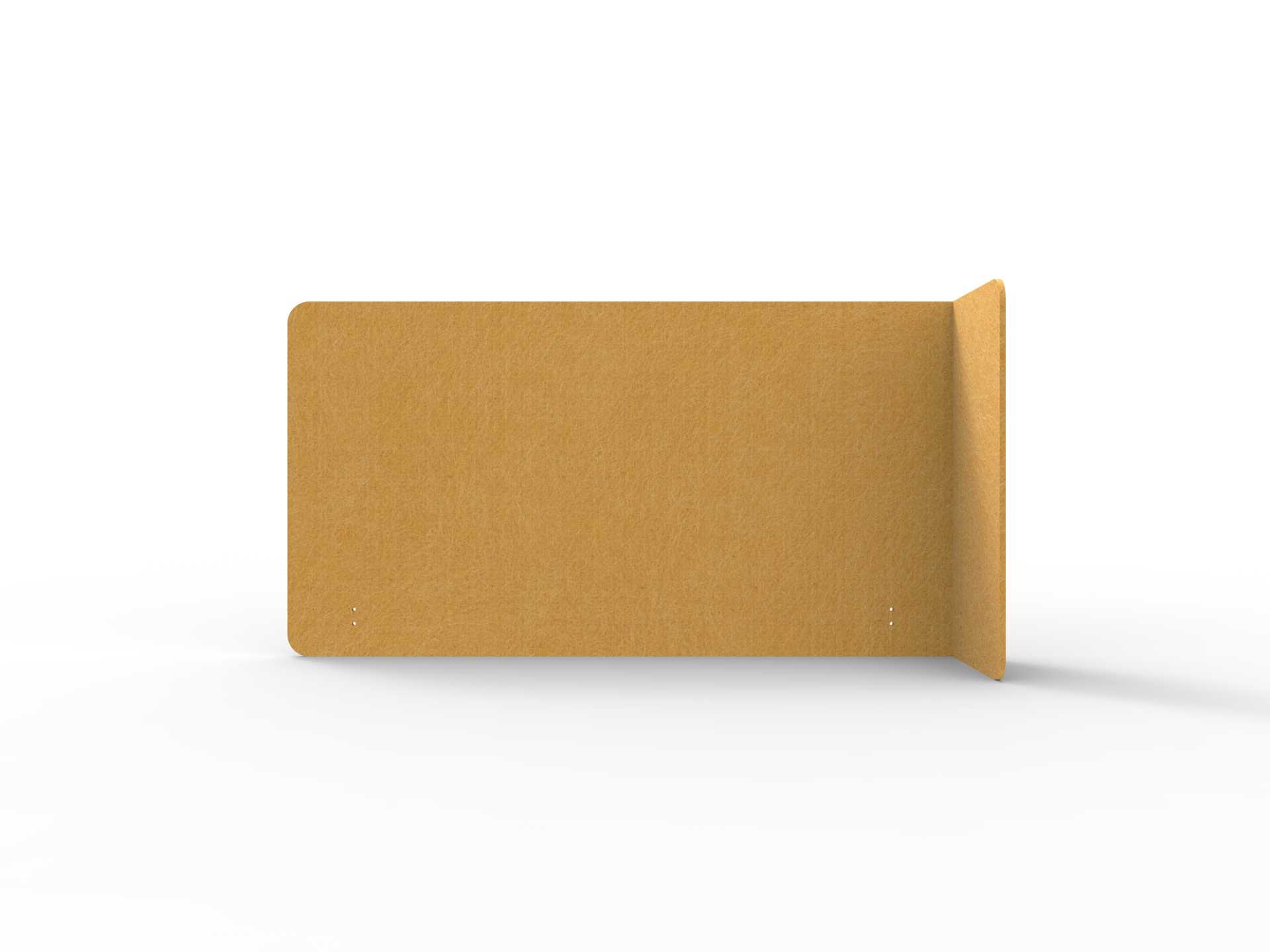 Rapidline Acouline Quarter Screen – Single End Wrap, Right Return | Reed 320 | 24mm Thick × 800mm H × 1900mm W (Suits 1500mm Worktop)