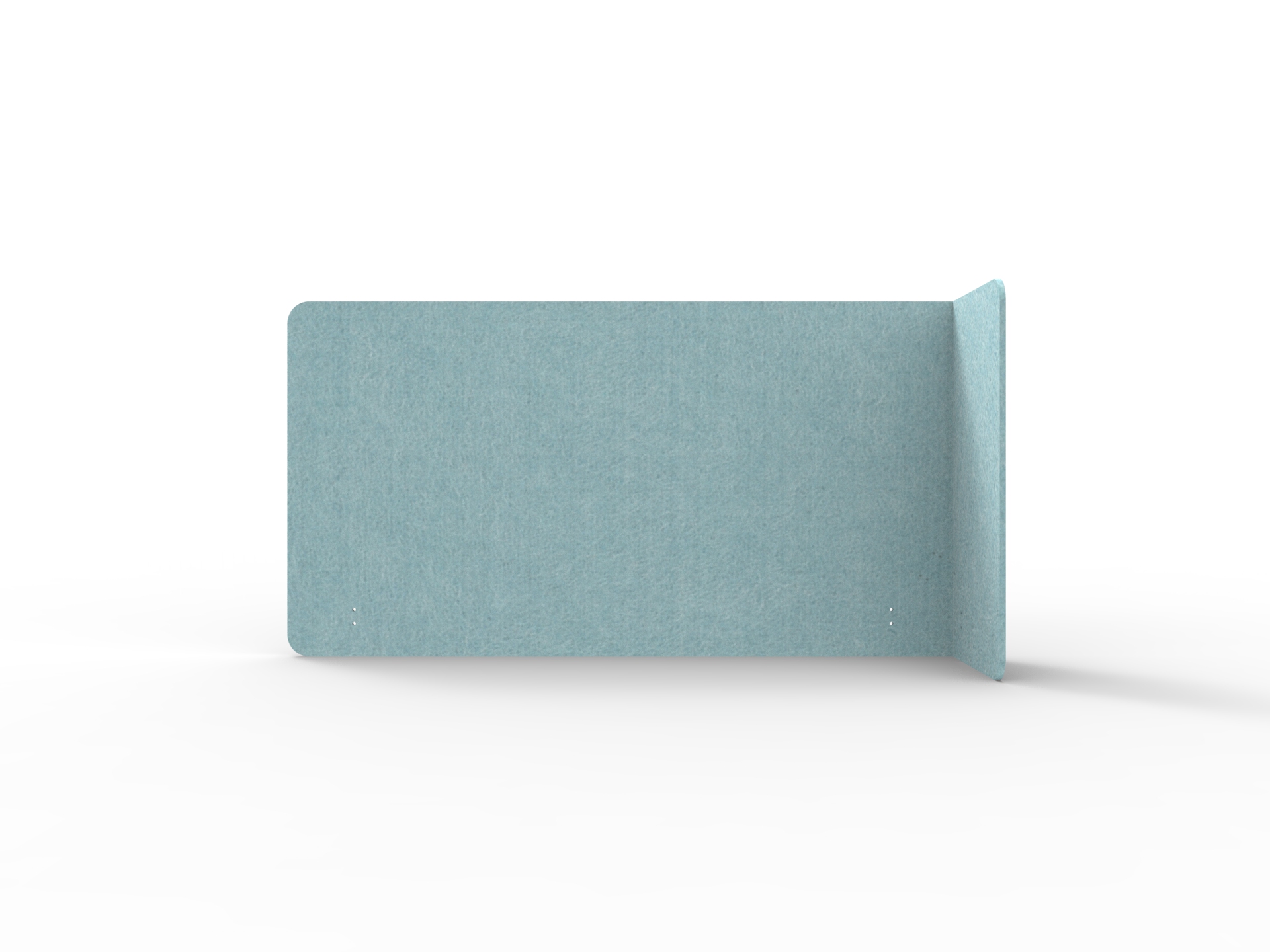Rapidline Acouline Quarter Screen – Single End Wrap, Right Return | Stream 240 | 24mm Thick × 800mm H × 1900mm W (Suits 1500mm Worktop)
