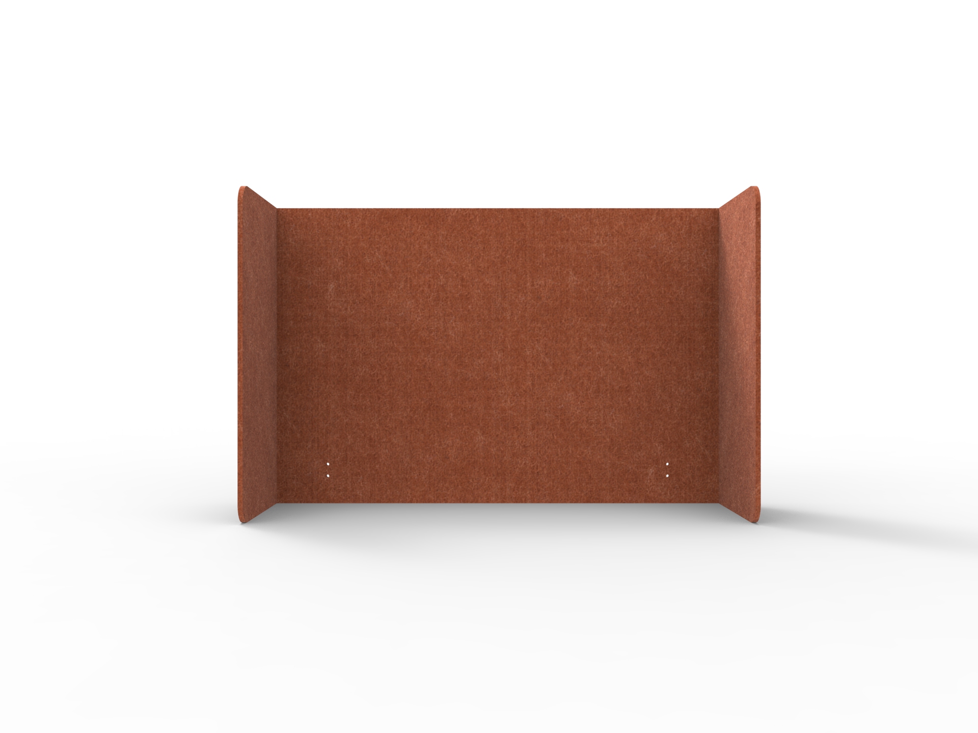 Acouline Quarter Screen – Double End Wrap | Ember 120 | 800mm H × 2000mm W | 24mm Thick | Rapidline