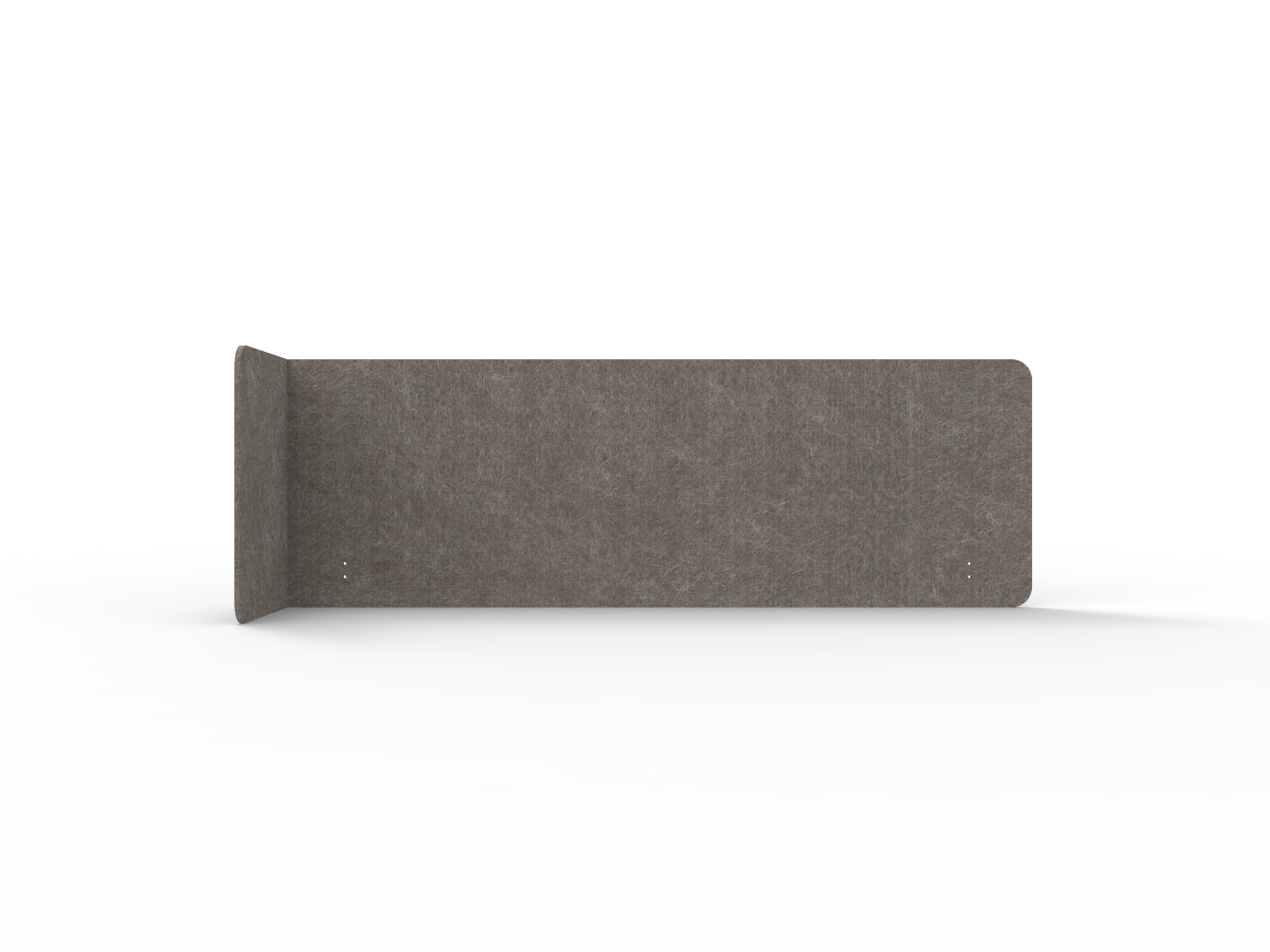 Rapidline Acouline Quarter Screen – Single End Wrap, Left Return – Drift 130 – 24mm, 600mm H, 2200mm W (Fits 1800mm Worktop)