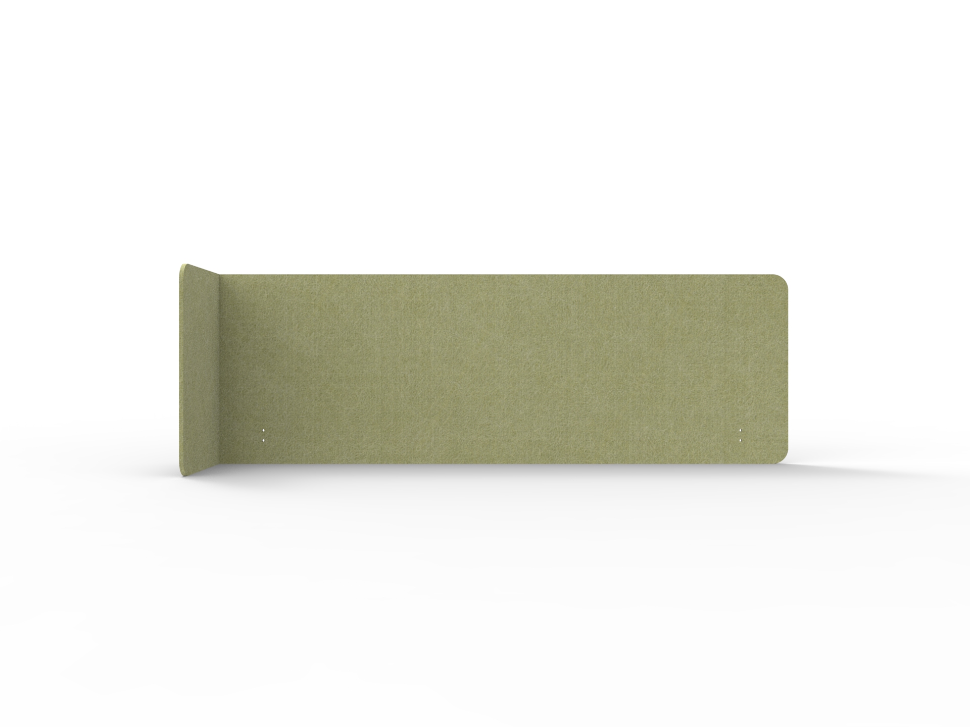 Rapidline Acouline Quarter Screen – Single End Wrap, Left Return – Fern – 12mm, 600mm H, 2200mm W (Suits 1800mm Worktop)