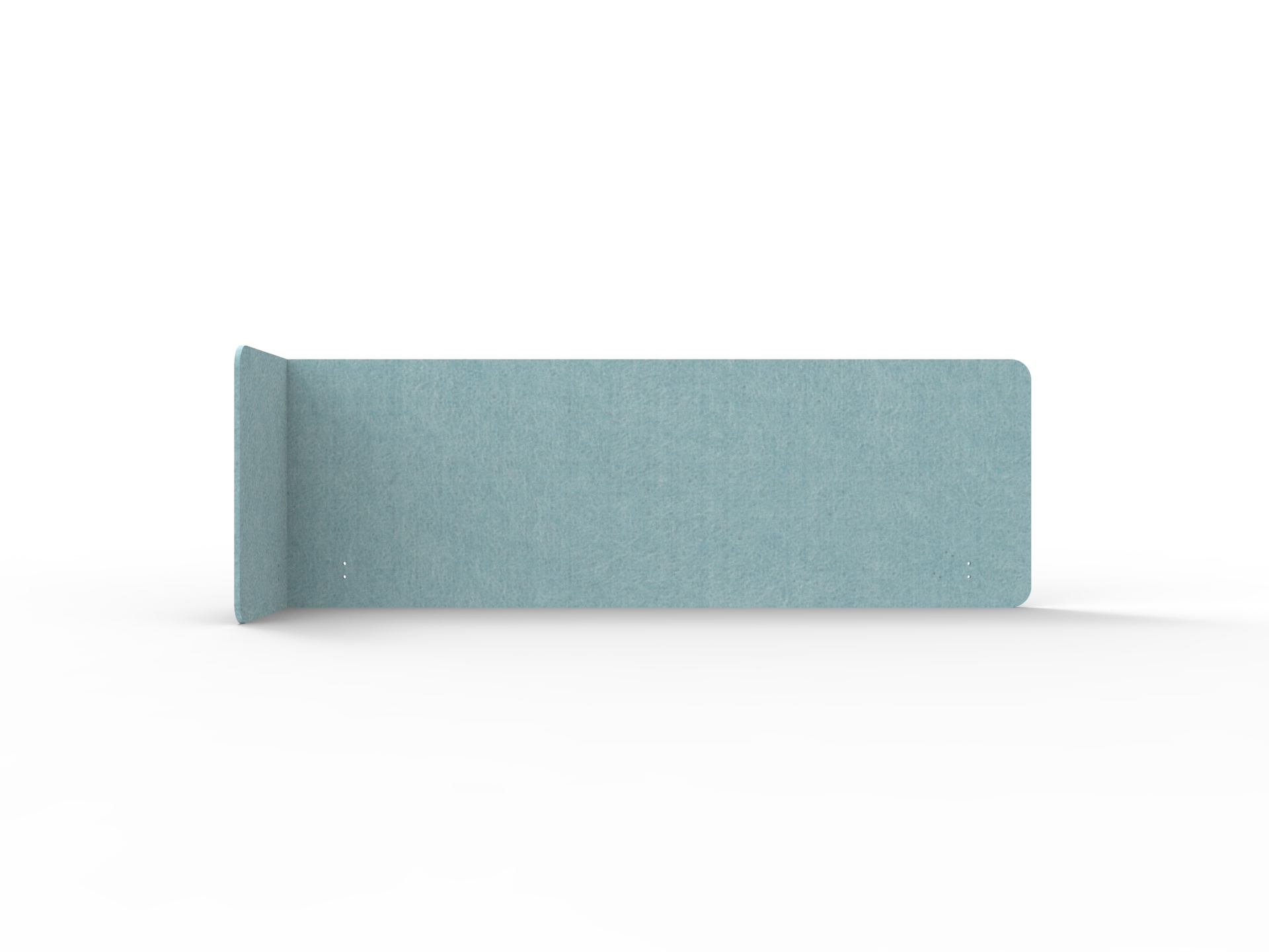 Rapidline Acouline Quarter Screen – Single End Wrap, Left Return – Stream 240 – 24mm, 600mm H, 2200mm W (Fits 1800mm Worktop)