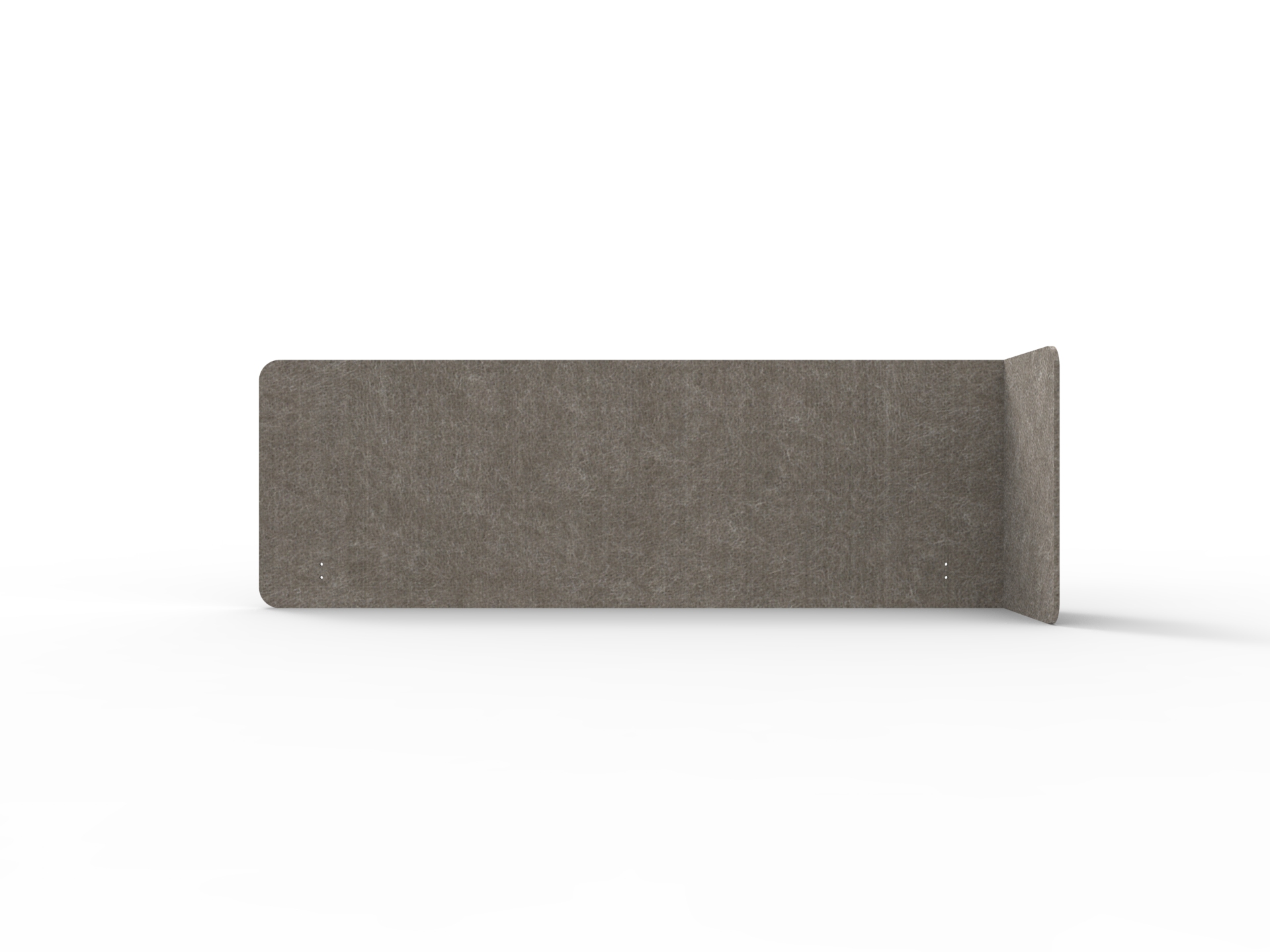 Rapidline Acouline Quarter Screen – Single End Wrap, Right Return | Drift 130 | 12mm | 600mm Height | Fits 1800mm Worktop
