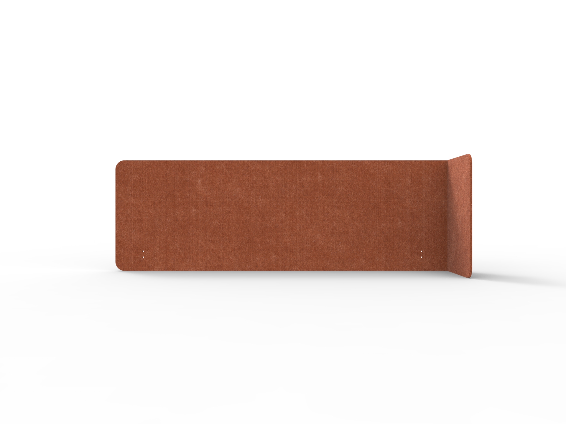 Rapidline Acouline Quarter Screen – Single End Wrap, Right Return | Ember 120 | 12mm | 600mm Height | Fits 1800mm Worktop