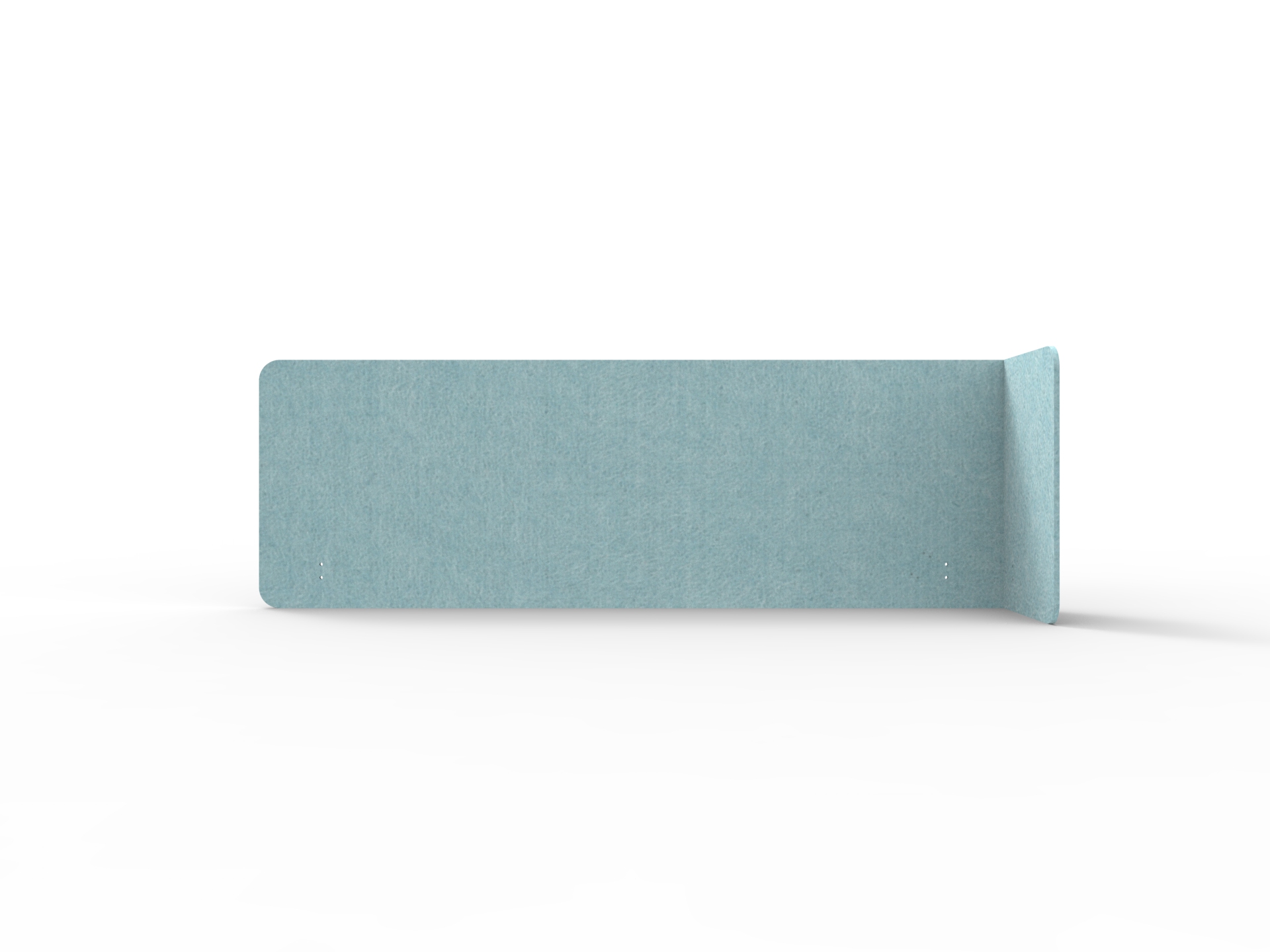 Rapidline Acouline Quarter Screen – Single End Wrap, Right Return | Stream 240 | 24mm Thick | 600mm High | Fits 1800mm Worktop