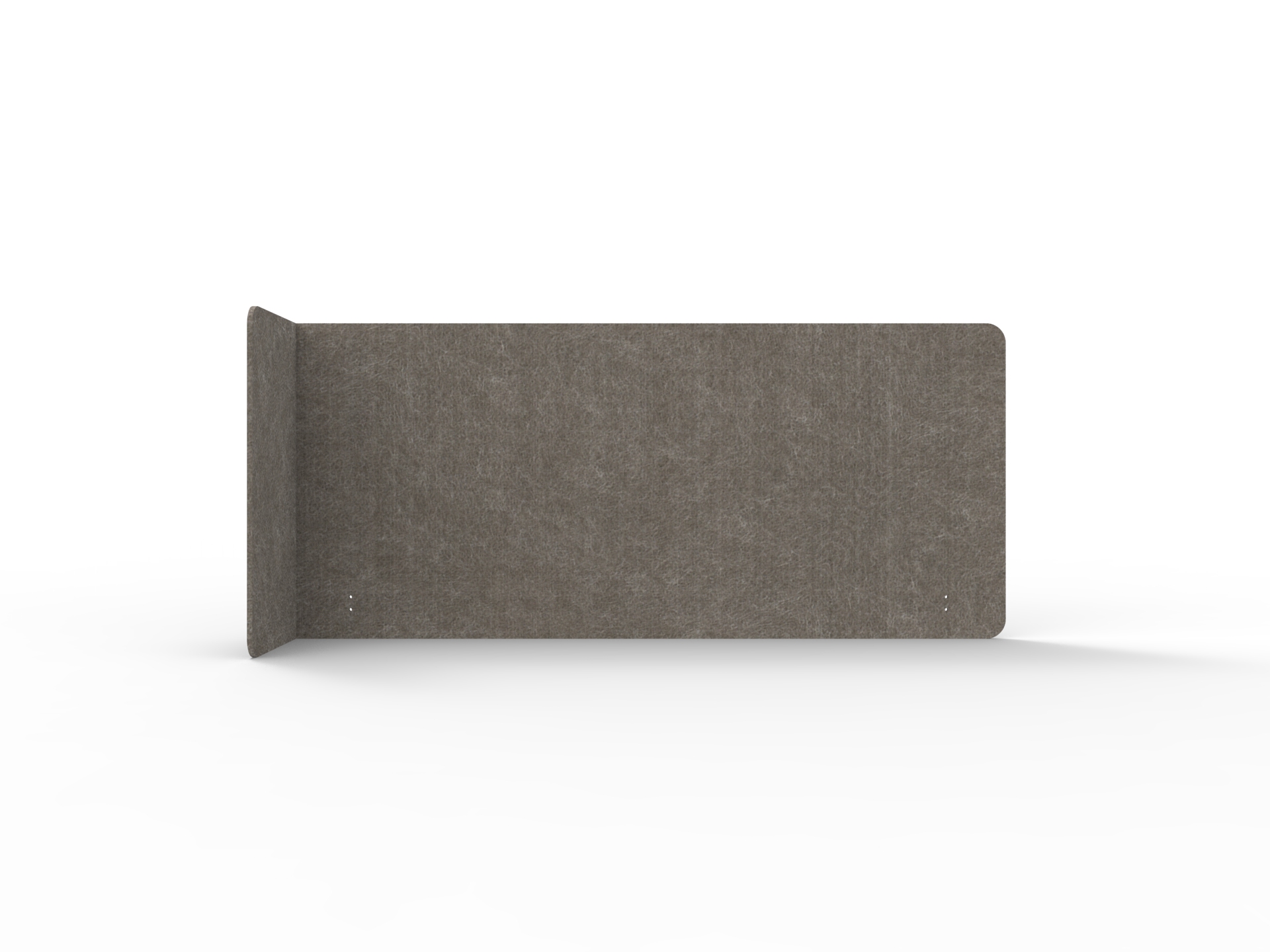 Rapidline Acouline Quarter Screen – Single End Wrap, Left Return | 12mm, 2200mm W × 800mm H, Drift 130 (Suits 1800mm Worktop)