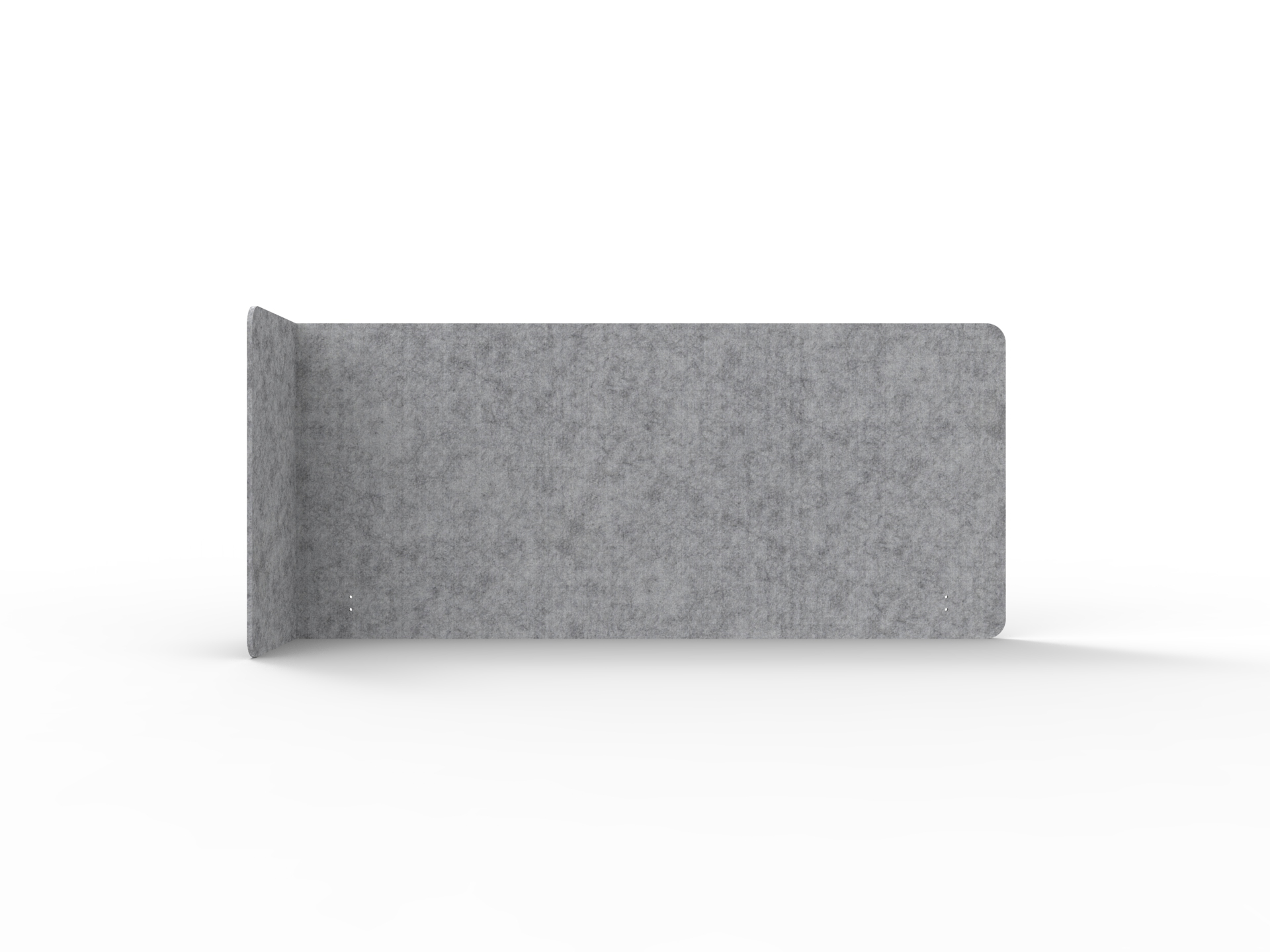 Rapidline Acouline Quarter Screen – Single End Wrap Left Return | Flint 030 | 12mm | 800mm Height | Suits 1800mm Worktop