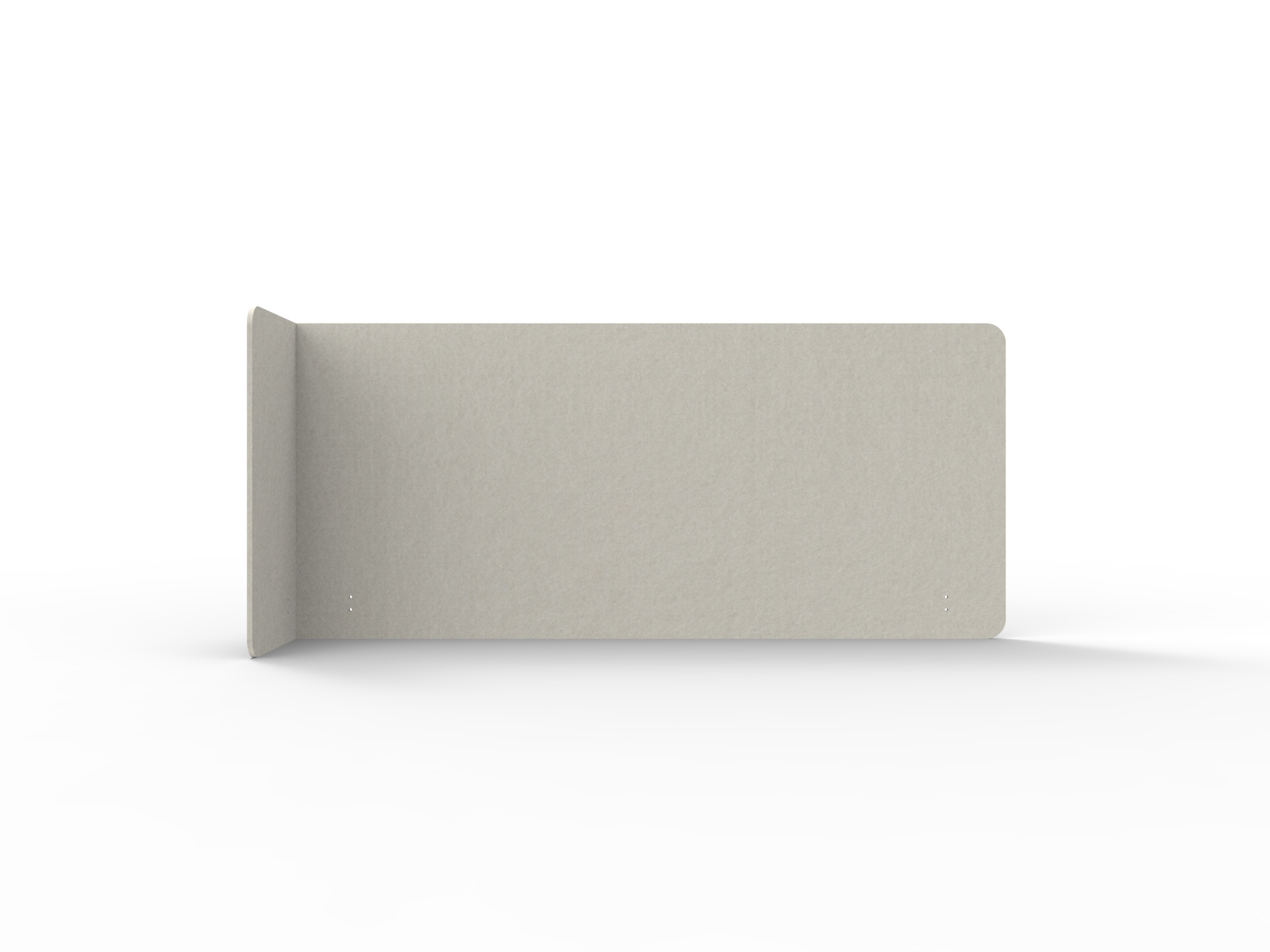 Acouline Quarter Screen – Single End Wrap Left Return – Frost | Rapidline Furniture