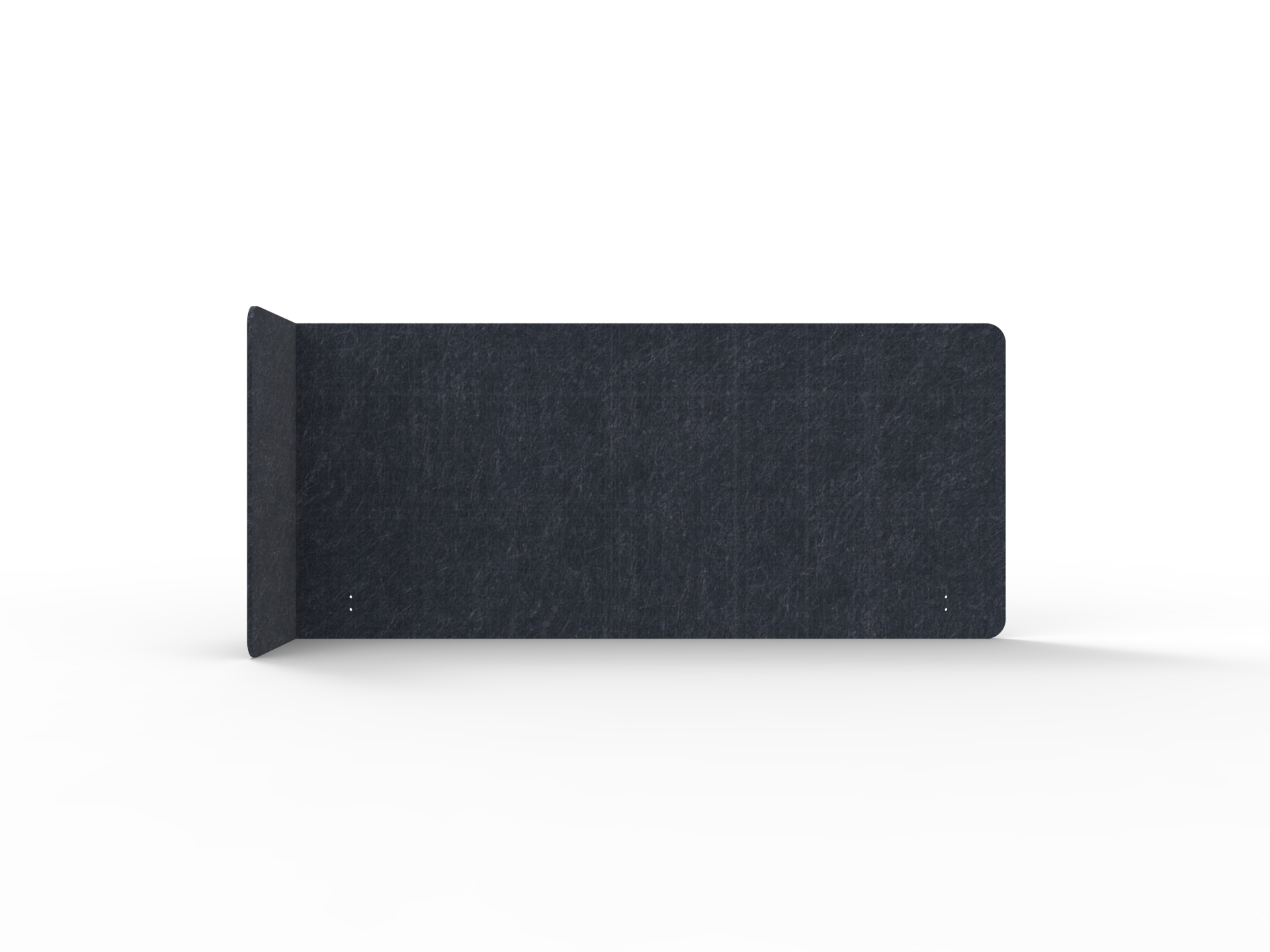 Rapidline Acouline Quarter Screen – Single End Wrap, Left Return | 12mm, 2200mm W × 800mm H, Lake 170 (Suits 1800mm Worktop)
