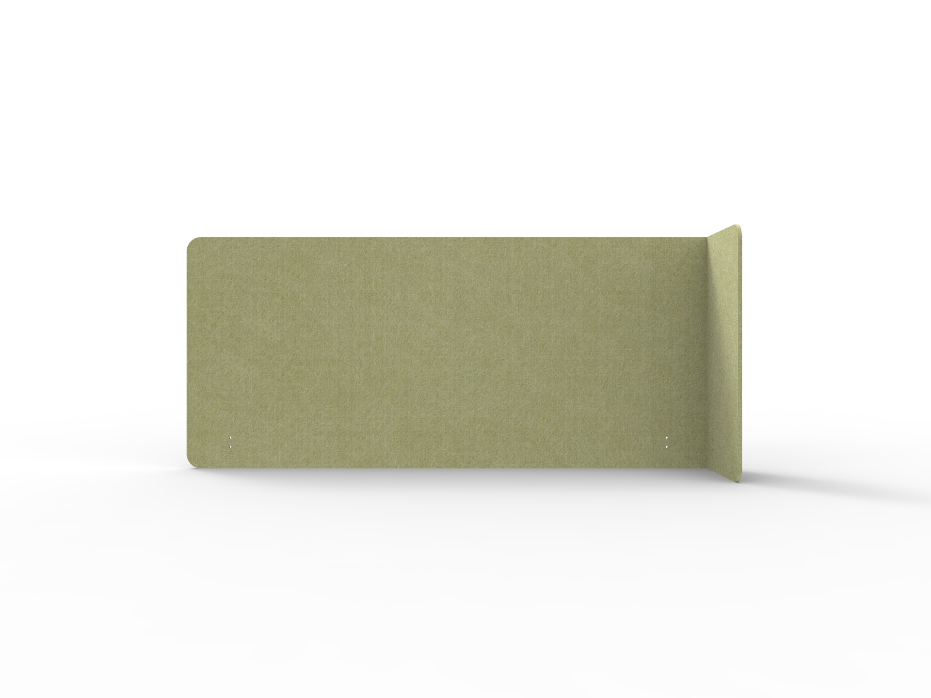 Rapidline Acouline Quarter Screen – Single End Wrap, Right Return | Fern 420 | 12mm | 800mm H × 2200mm W (Fits 1800mm Worktop)