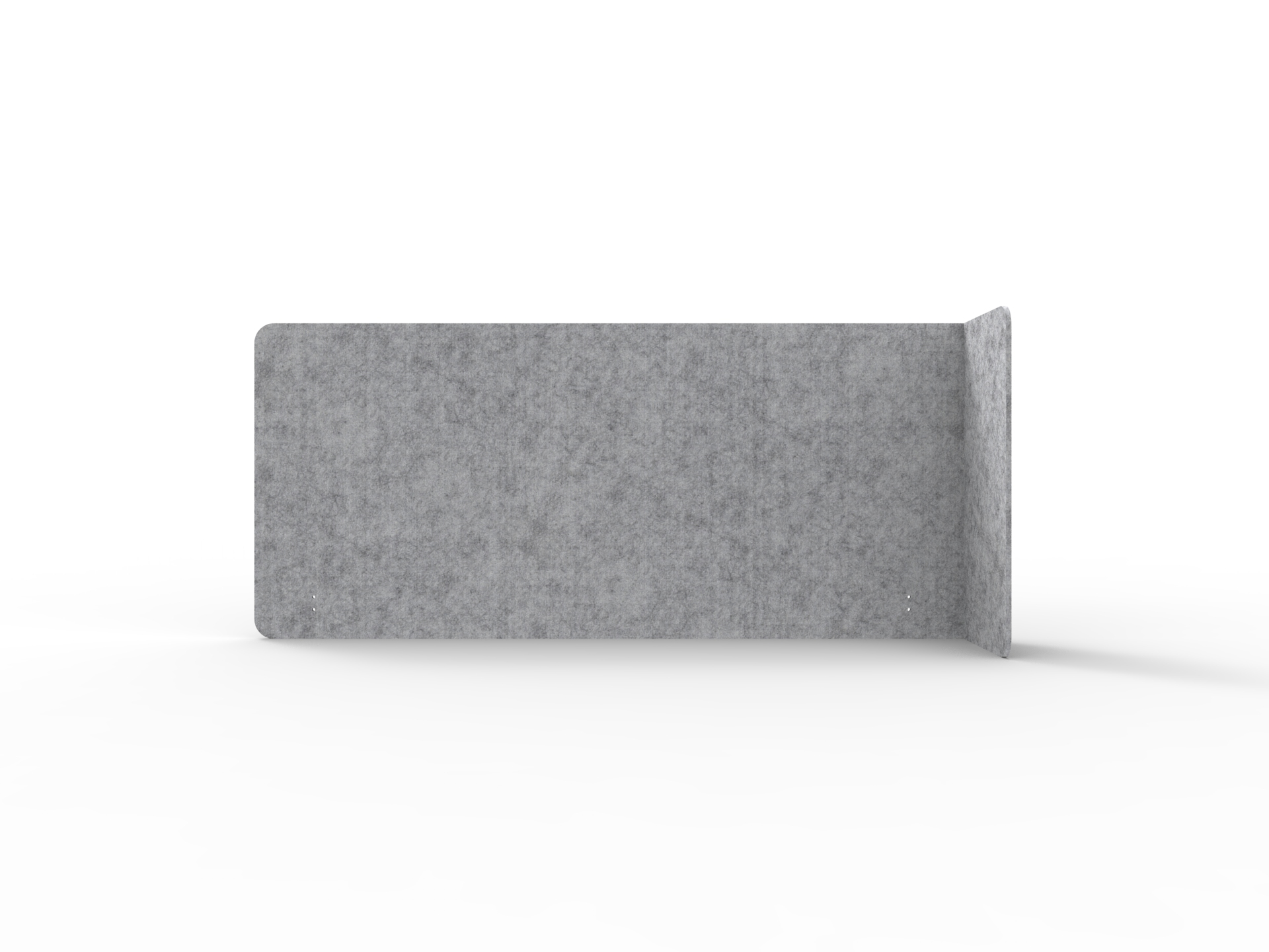 Rapidline Acouline Quarter Screen – Single End Wrap, Right Return – Flint | 12mm × 800mm | Suits 1800mm Worktop