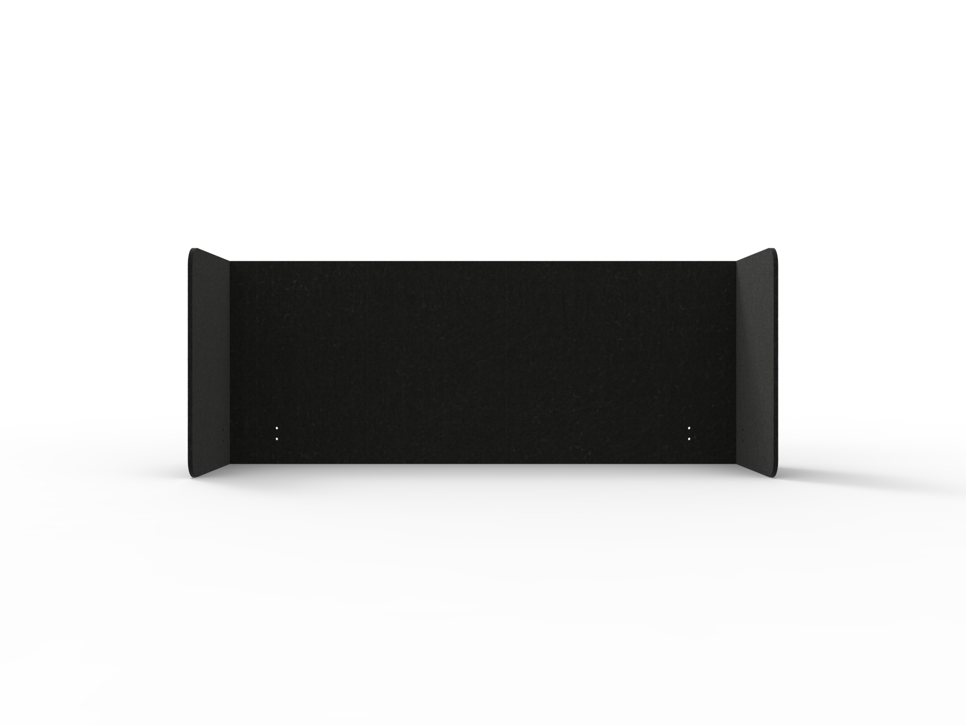 Acouline Double End Wrap Acoustic Screen – Coal 070 | 2300mm × 600mm × 12mm | Rapidline