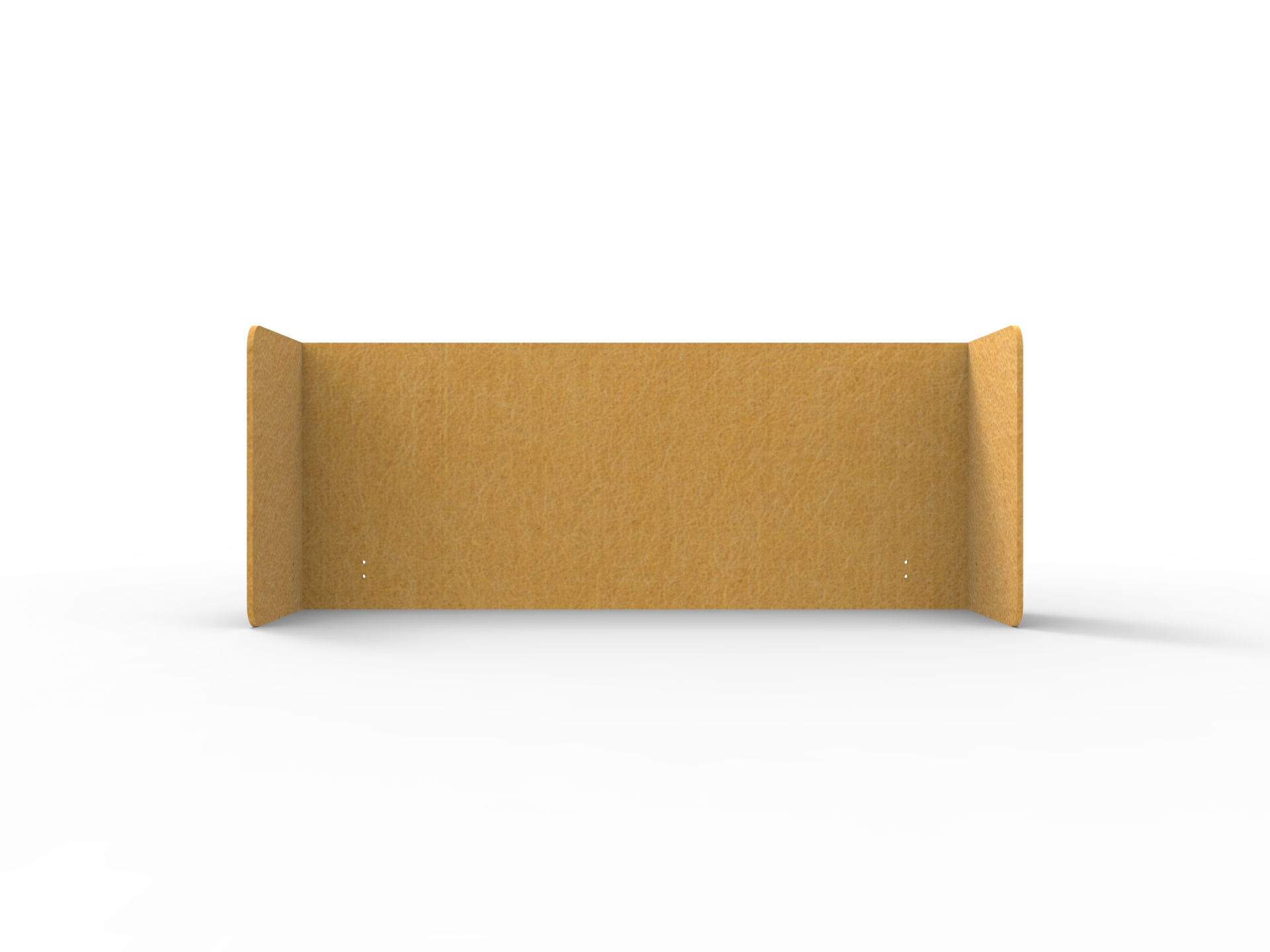 Rapidline Acouline Quarter Screen – Double End Wrap | Reed 320 | 600mm H × 24mm T | Suits 1500mm Worktop