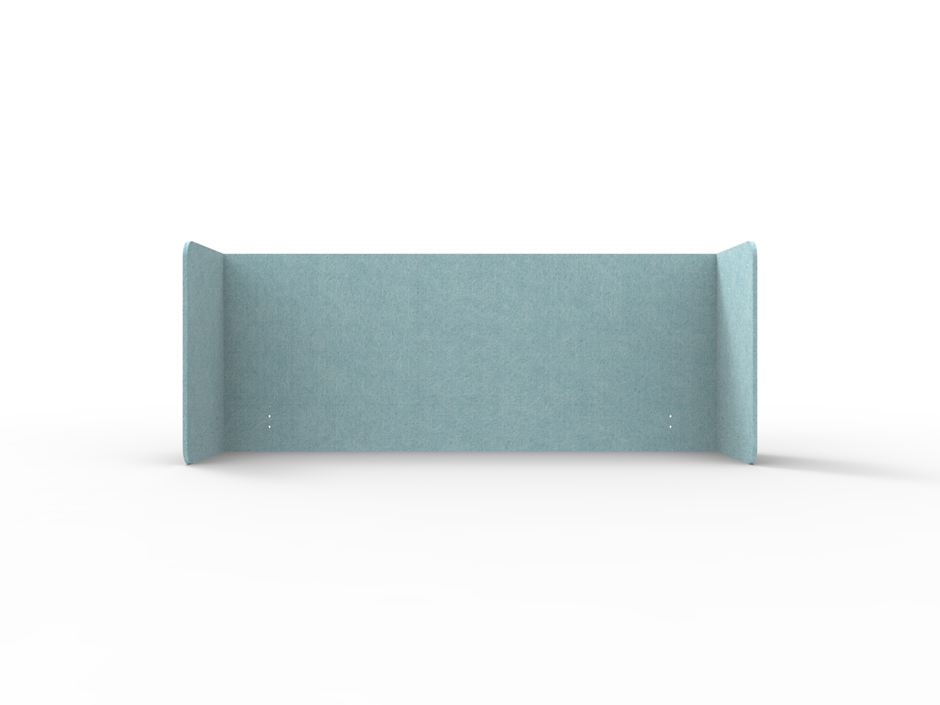 Rapidline Acouline Quarter Screen – Double End Wrap | Stream 240 | 600mm H × 24mm T | Suits 1500mm Worktop