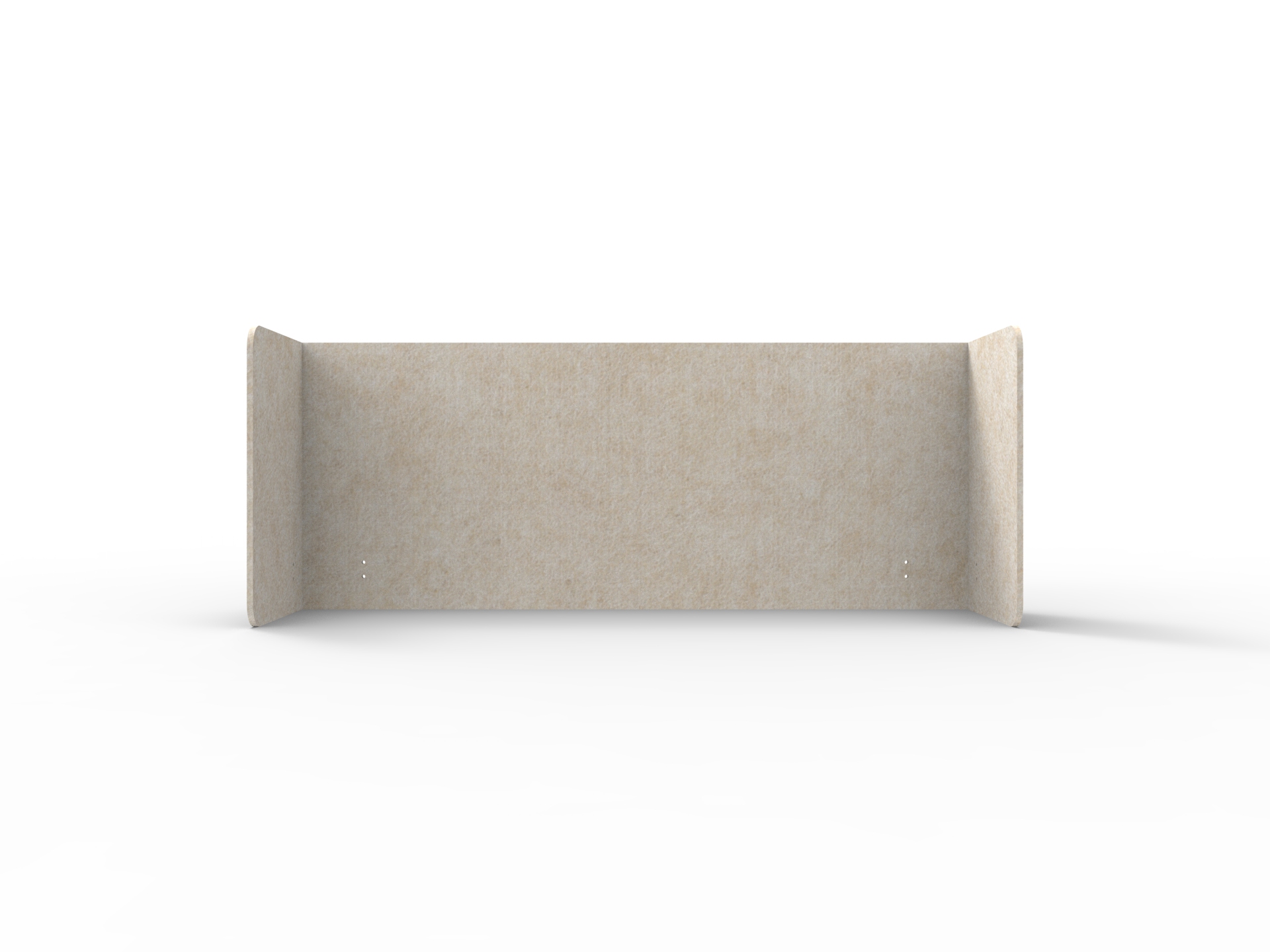 Acouline Double End Wrap Acoustic Screen – Truffle 080 | 2300mm × 600mm × 12mm | Rapidline