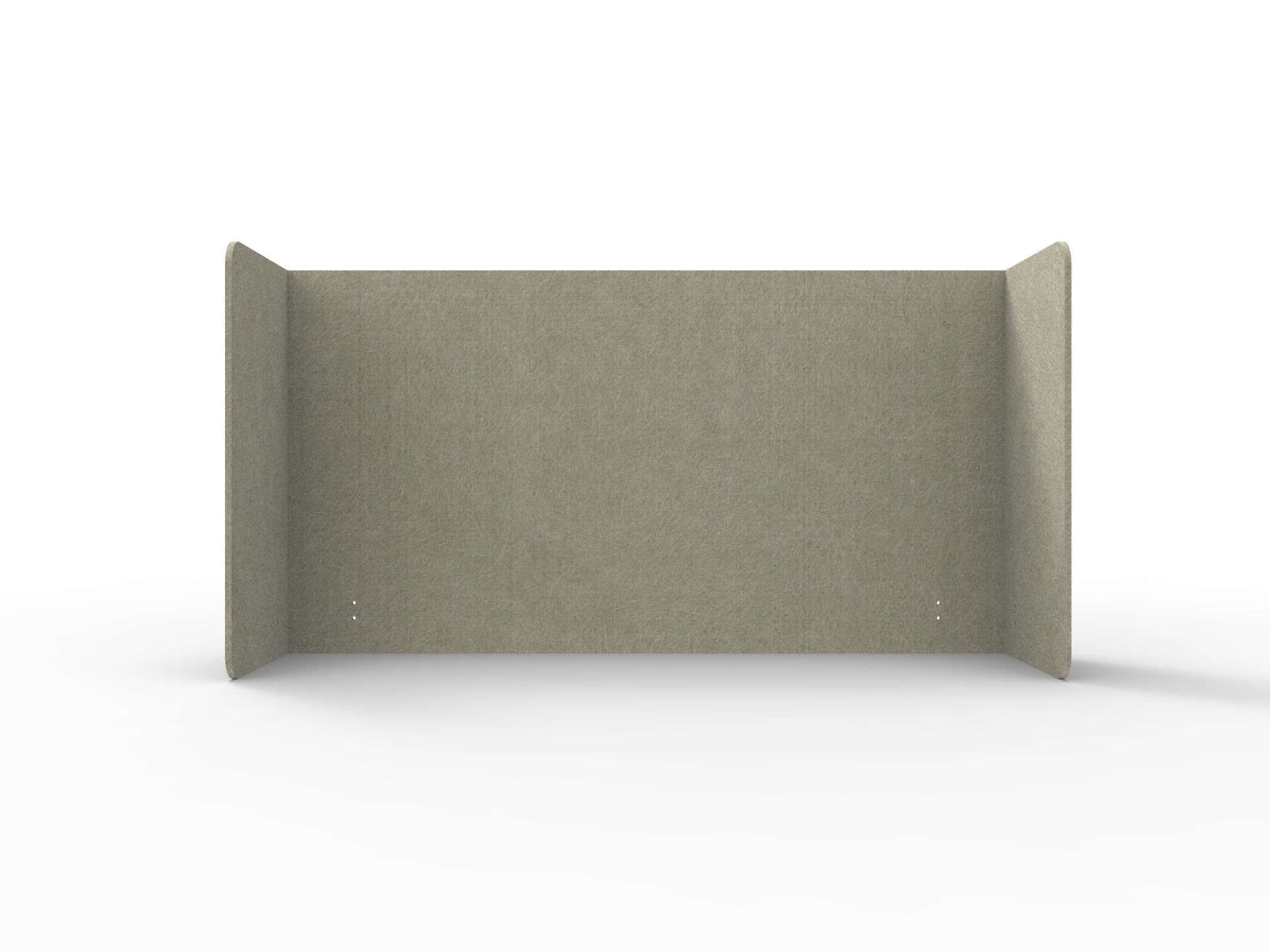 Rapidline Acouline Quarter Screen – Double End Wrap | 2300mm W x 800mm H | 24mm | Moss