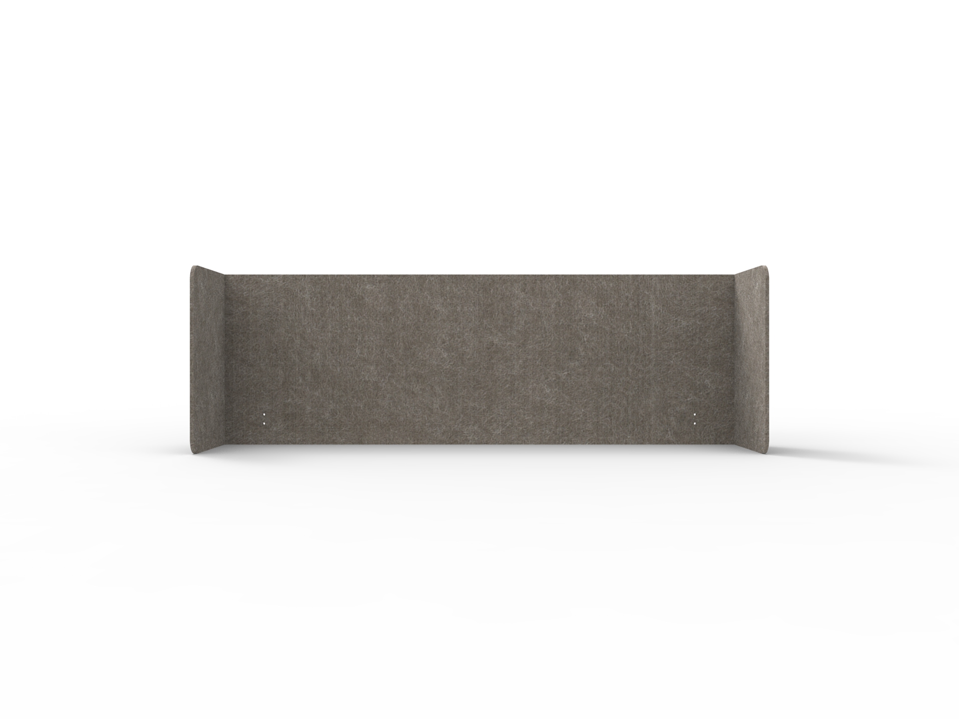 Rapidline Acouline Quarter Screen – Double End Wrap | Drift 130 | 600mm H x 2600mm W | Suits 1800mm Desktops