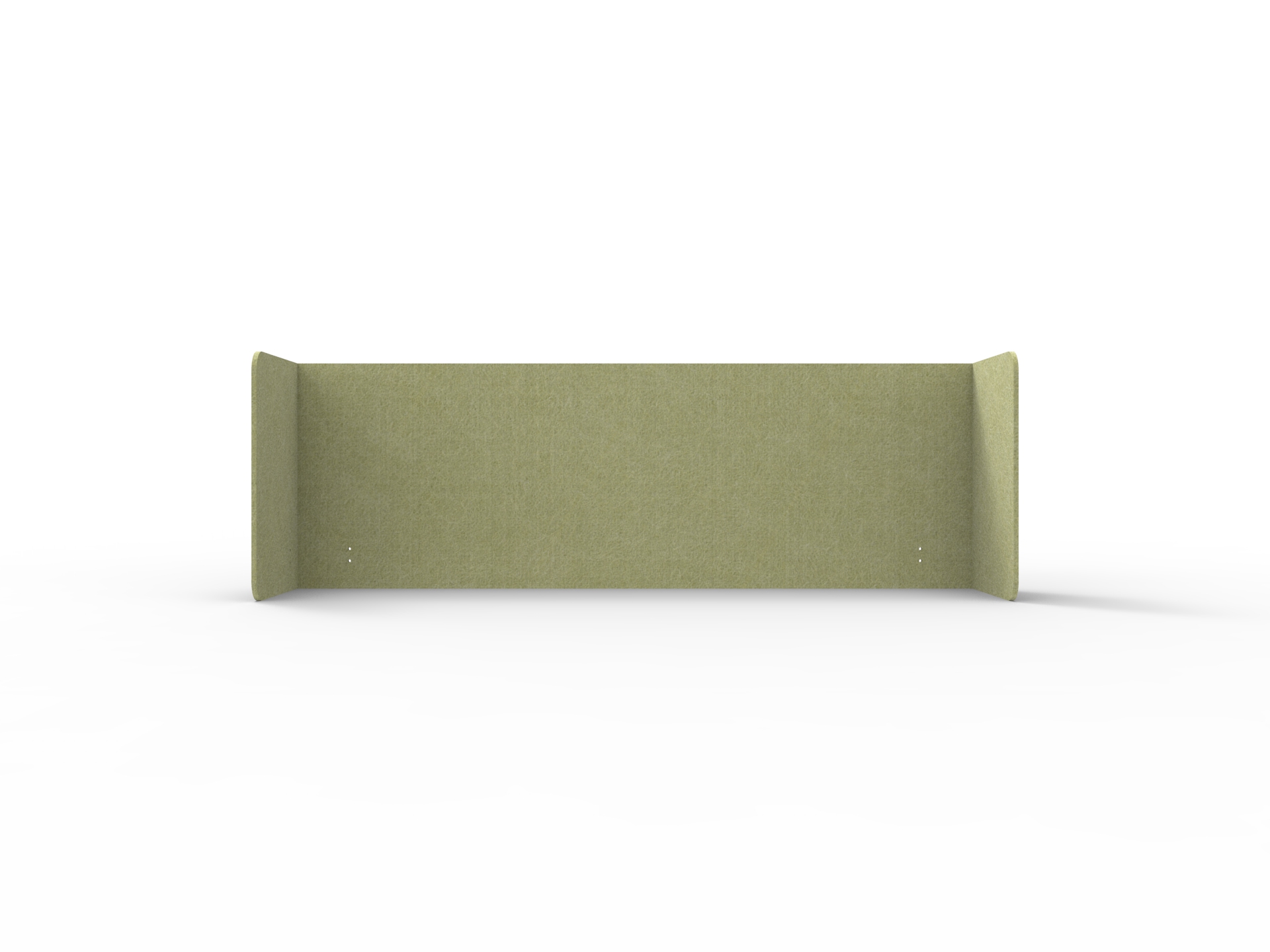 Acouline Quarter Screen Double End Wrap – Fern | 1800mm Worktop, 600mm Height, 12mm Panel