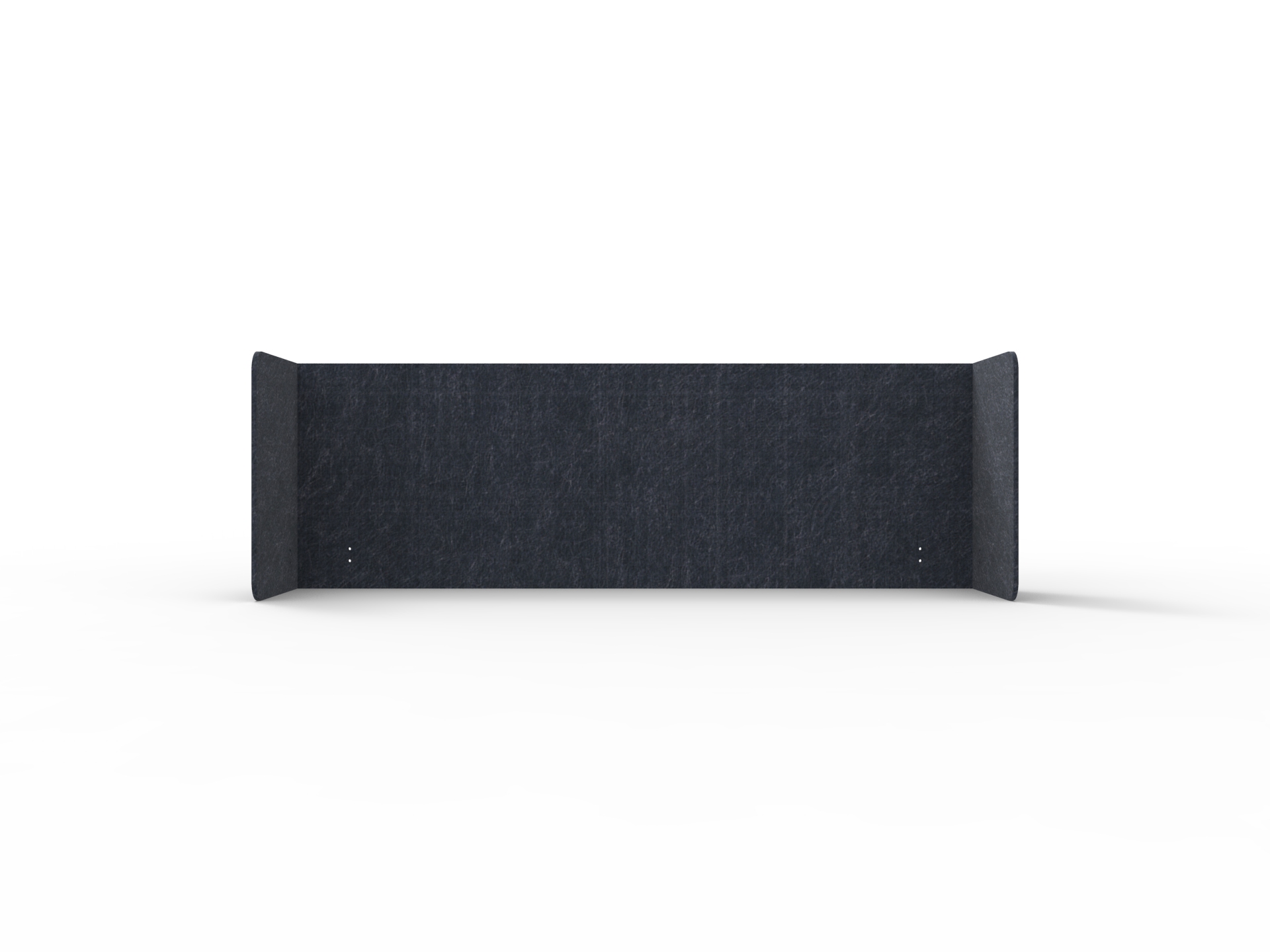 Rapidline Acouline Quarter Screen – Double End Wrap | Lake 170 | 600mm H x 2600mm W | Suits 1800mm Desktops