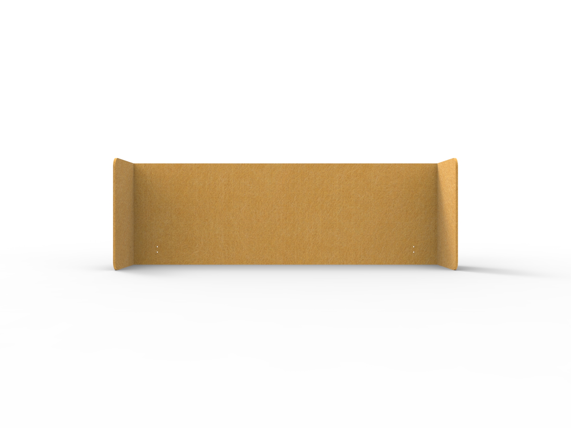 Rapidline Acouline Quarter Screen – Double End Wrap | Reed 320 | 600mm H x 2600mm W | Suits 1800mm Desktops