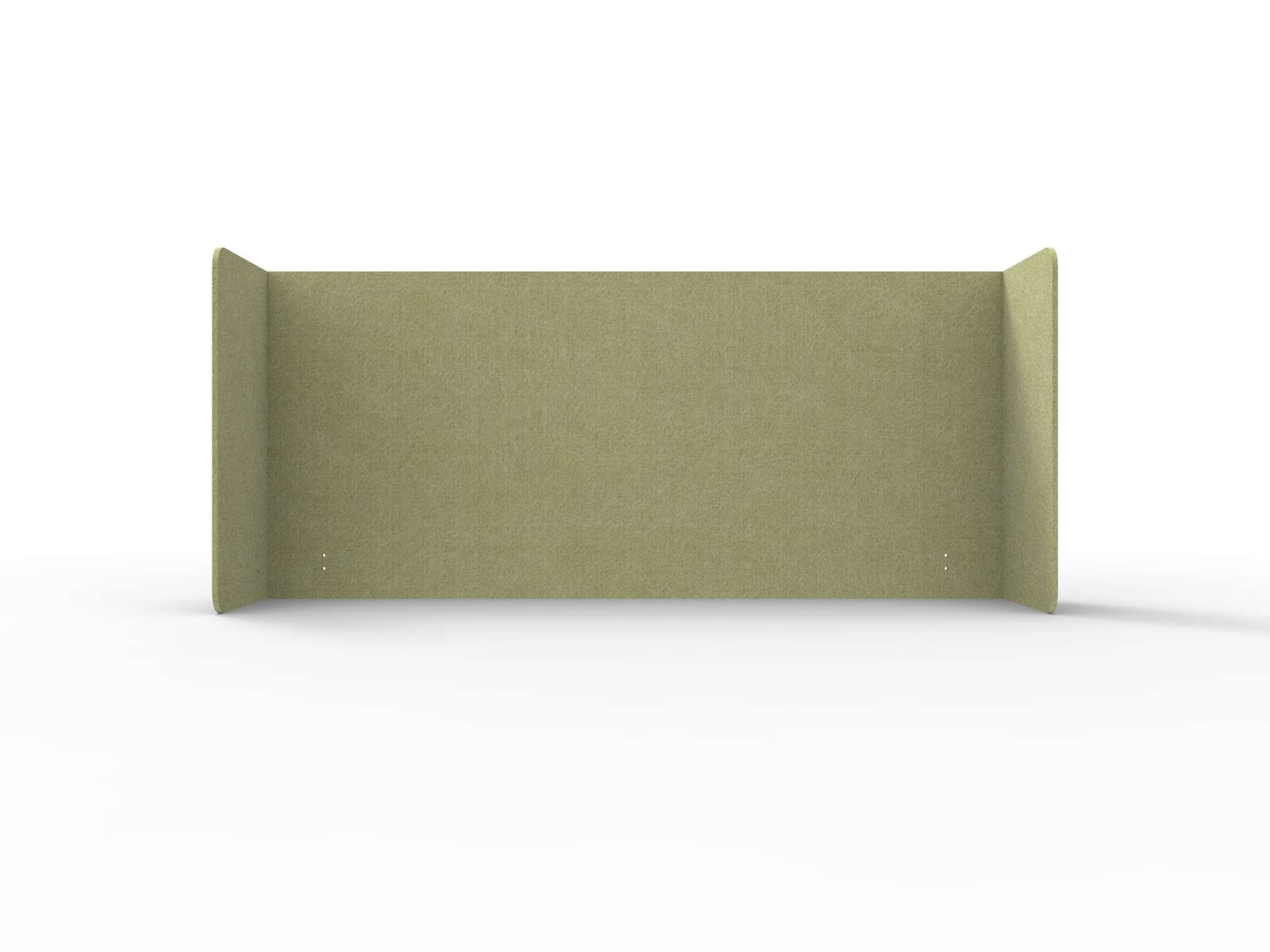 Acouline Double End Wrap Screen – Fern | Suits 1800mm Desktop | 800mm H x 12mm