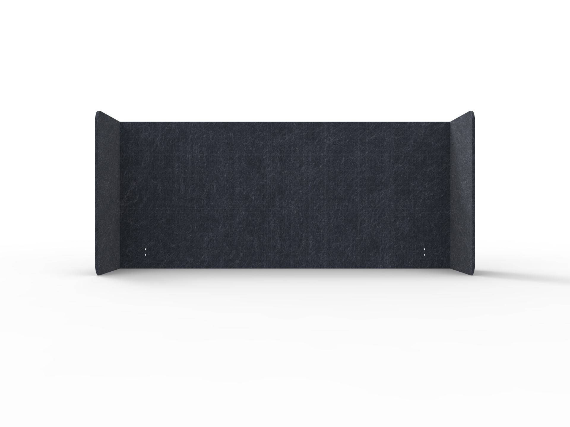 Acouline Double End Wrap Quarter Screen – Lake 170 | 24mm | 800mm H | Suits 1800mm Desktop