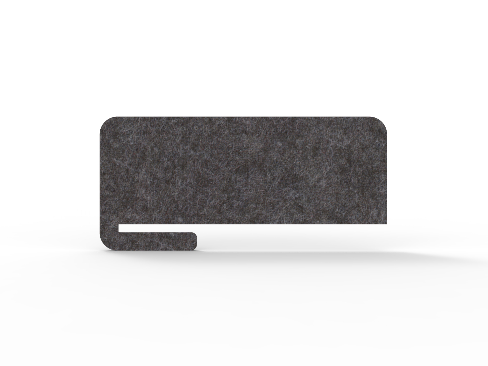 Acouline Slide On Desk Screen – 800mm W × 300mm H | 24mm Char