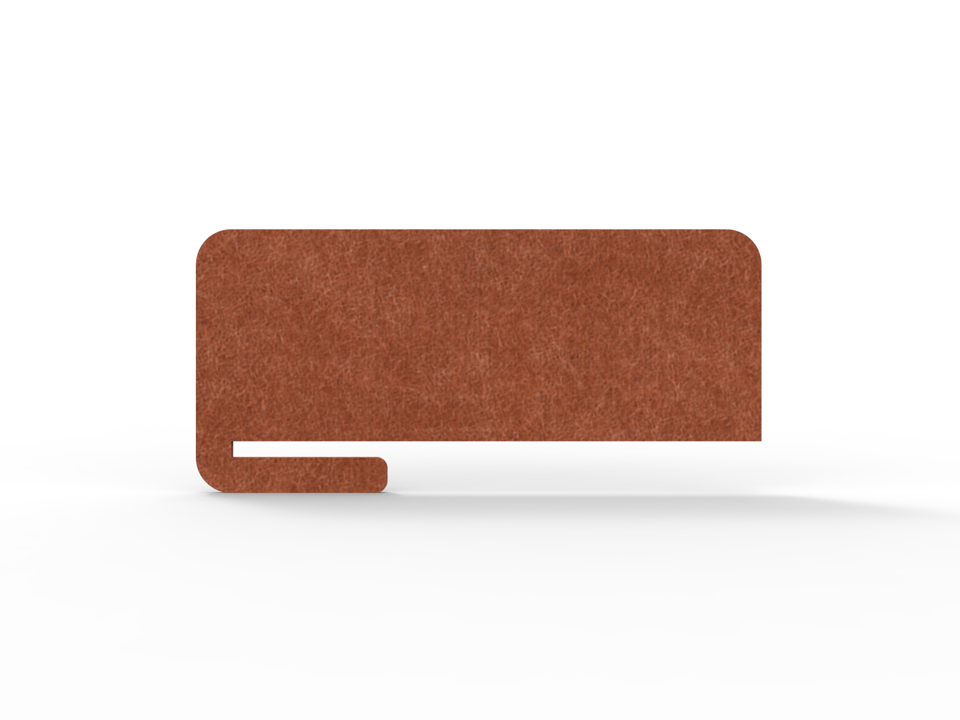 Acouline Slide On Desk Screen – Ember 120 | 800×300mm | 12mm Thick | Rapidline