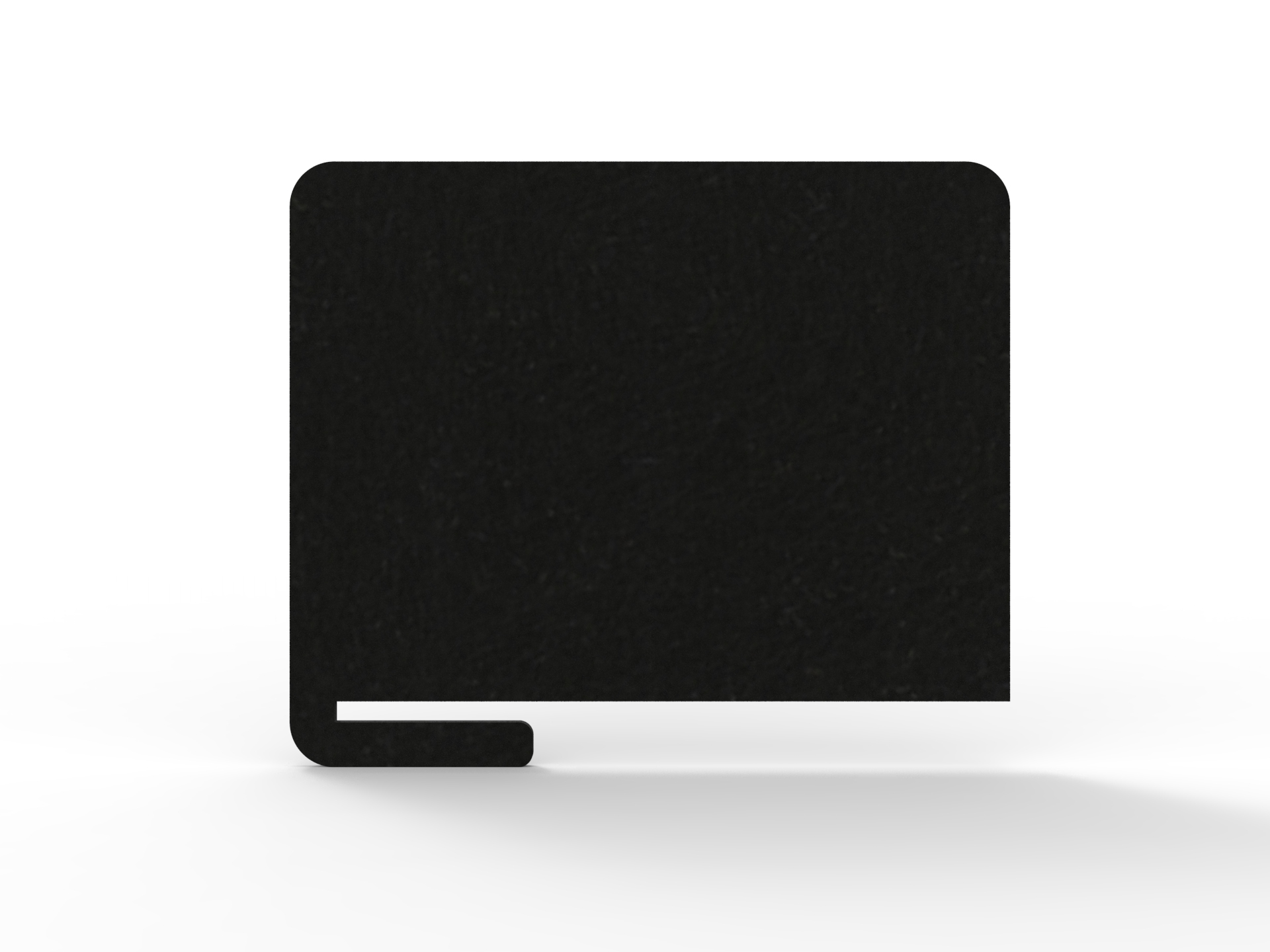 Rapidline Acouline Slide On Desk Screen – Coal | 24mm × 800 × 600mm