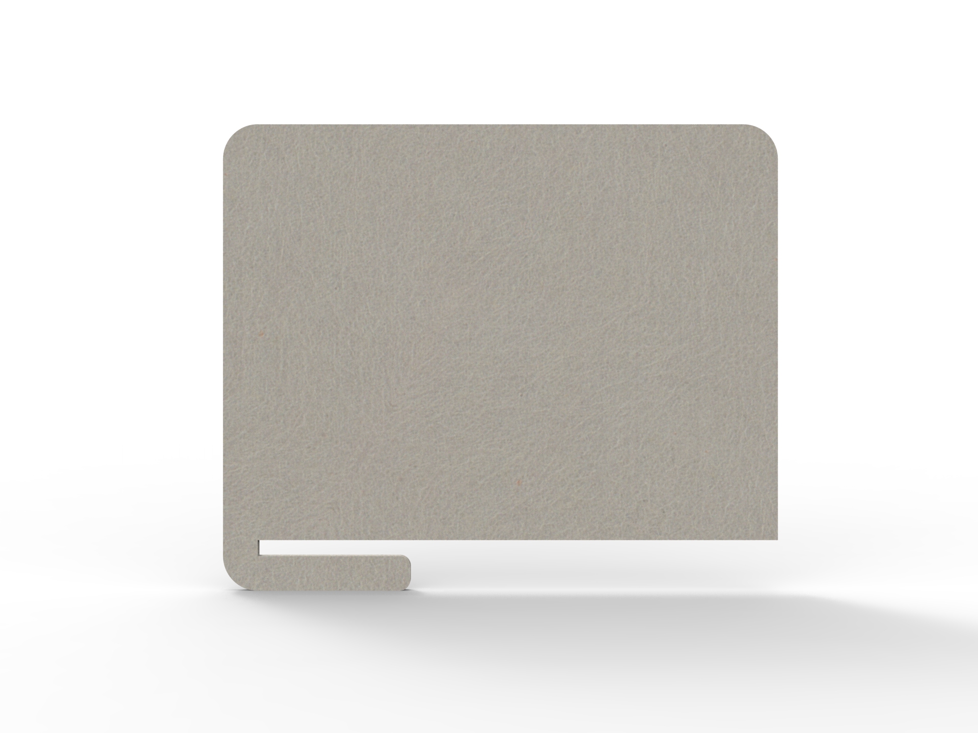 Rapidline Acouline Slide-On Desk Screen | 800 x 600mm | 24mm Thick | Mist