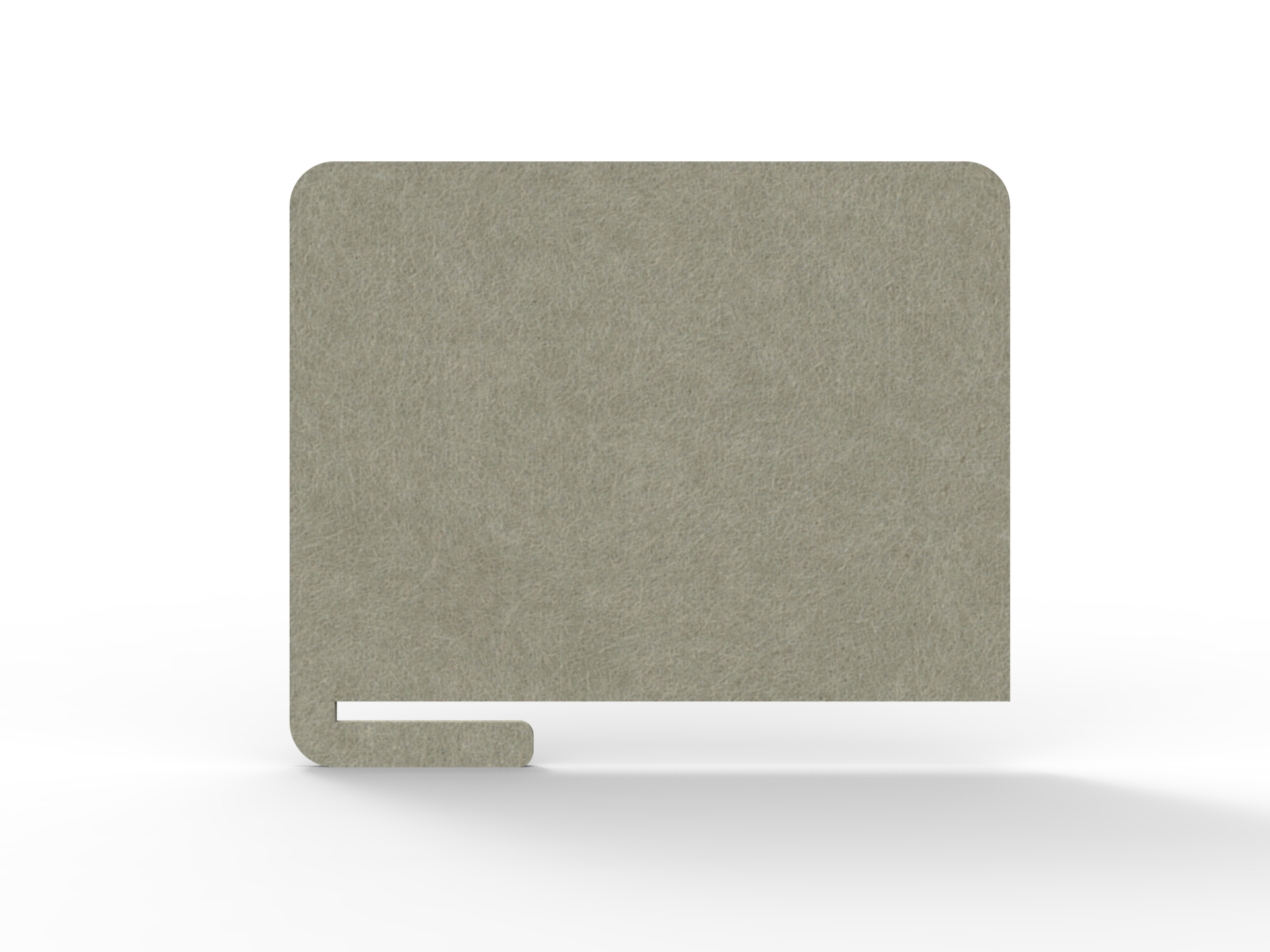 Rapidline Acouline Slide On Desk Screen – Moss | 24mm × 800 × 600mm