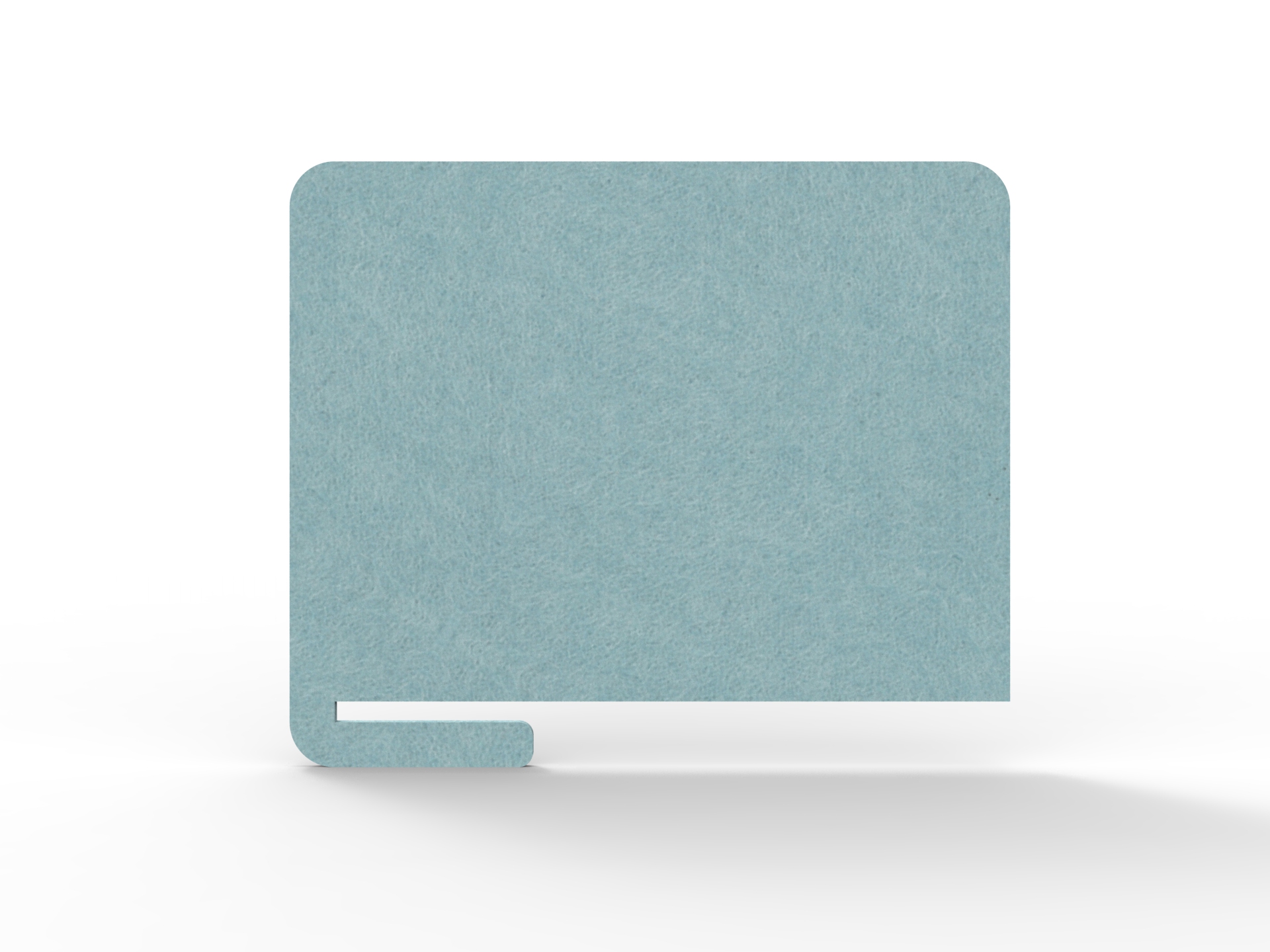 Acouline Slide-On Desk Screen – Stream 240 | 800×600mm, 24mm Thick | Rapidline
