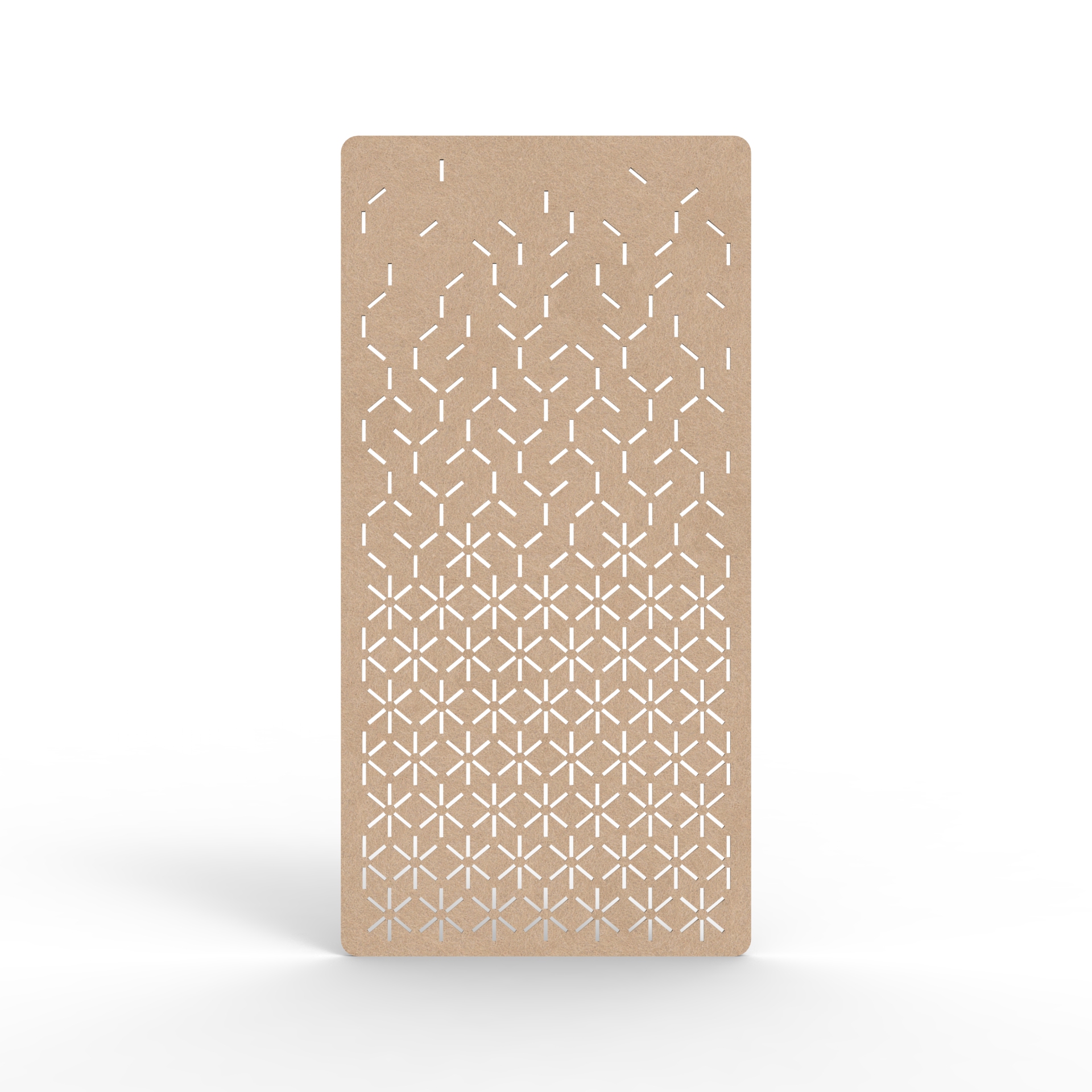 Bloom Hanging Screen – Clay 370 | 2400 x 1200mm Acoustic Partition | Rapidline