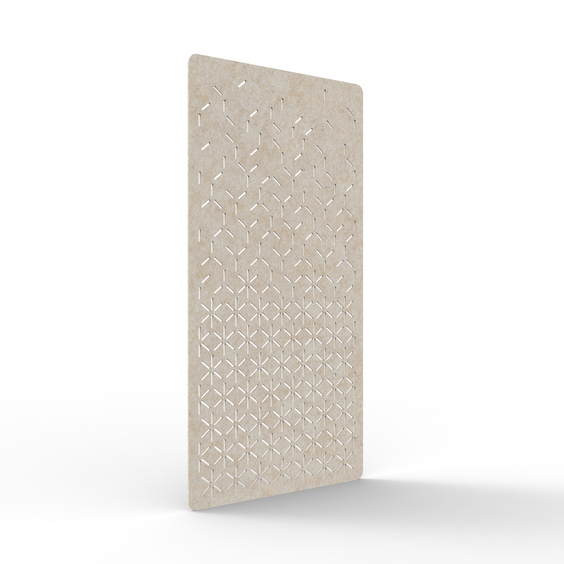 Bloom Hanging Screen - 2700mm H x 24mm T x 1200mm W in Truffle 080 - Image 2