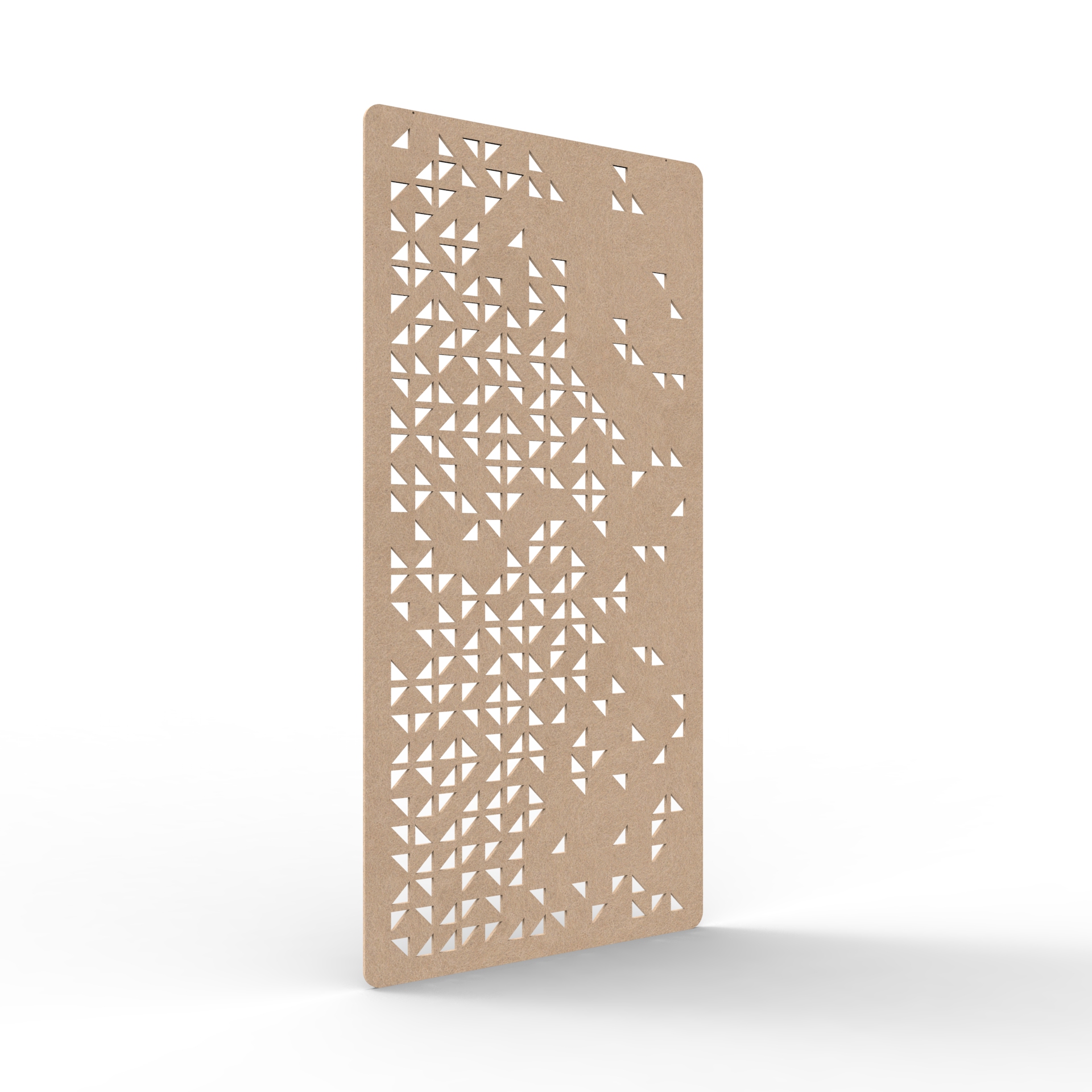 Canopy Hanging Screen - 2400mm H x 24mm T x 1200mm W in Clay 370 - Image 2